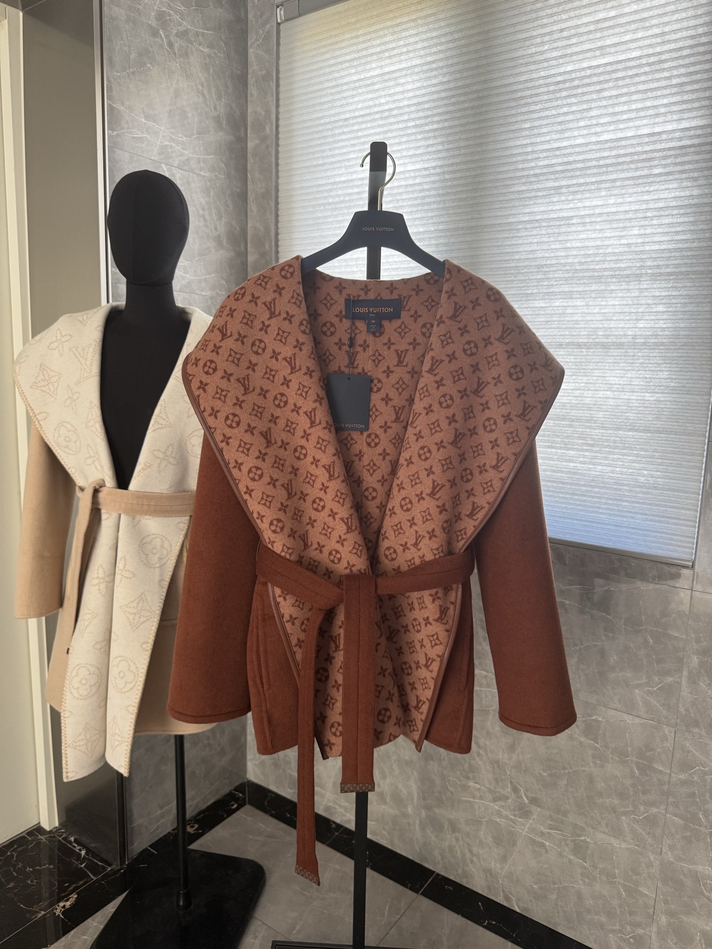 Cheap Louis Vuitton Jackets for Women in 225682, $320 USD- [IB225682] - Replica Louis Vuitton Jackets for Women