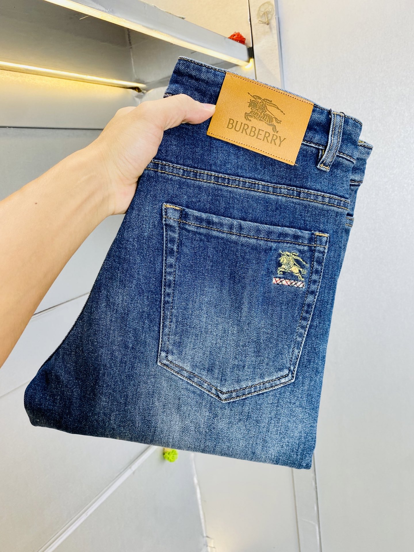 Cheap Burberry Jeans for Men in 225809, $70 USD- [IB225809] - Replica Burberry Jeans for Men