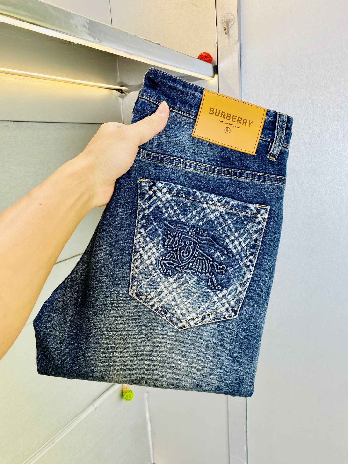 Cheap Burberry Jeans for Men in 225814, $70 USD- [IB225814] - Replica Burberry Jeans for Men