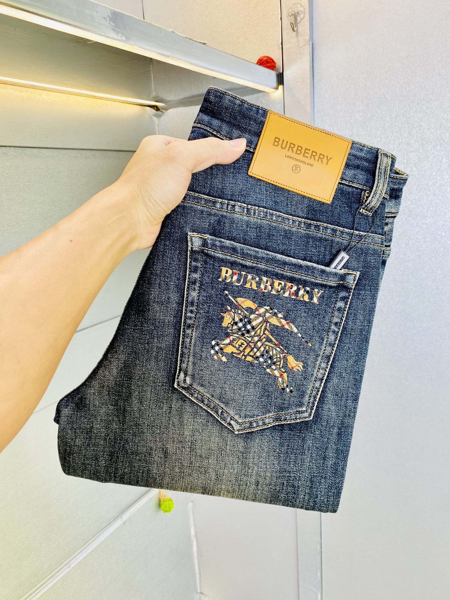 Cheap Burberry Jeans for Men in 225815, $70 USD- [IB225815] - Replica Burberry Jeans for Men