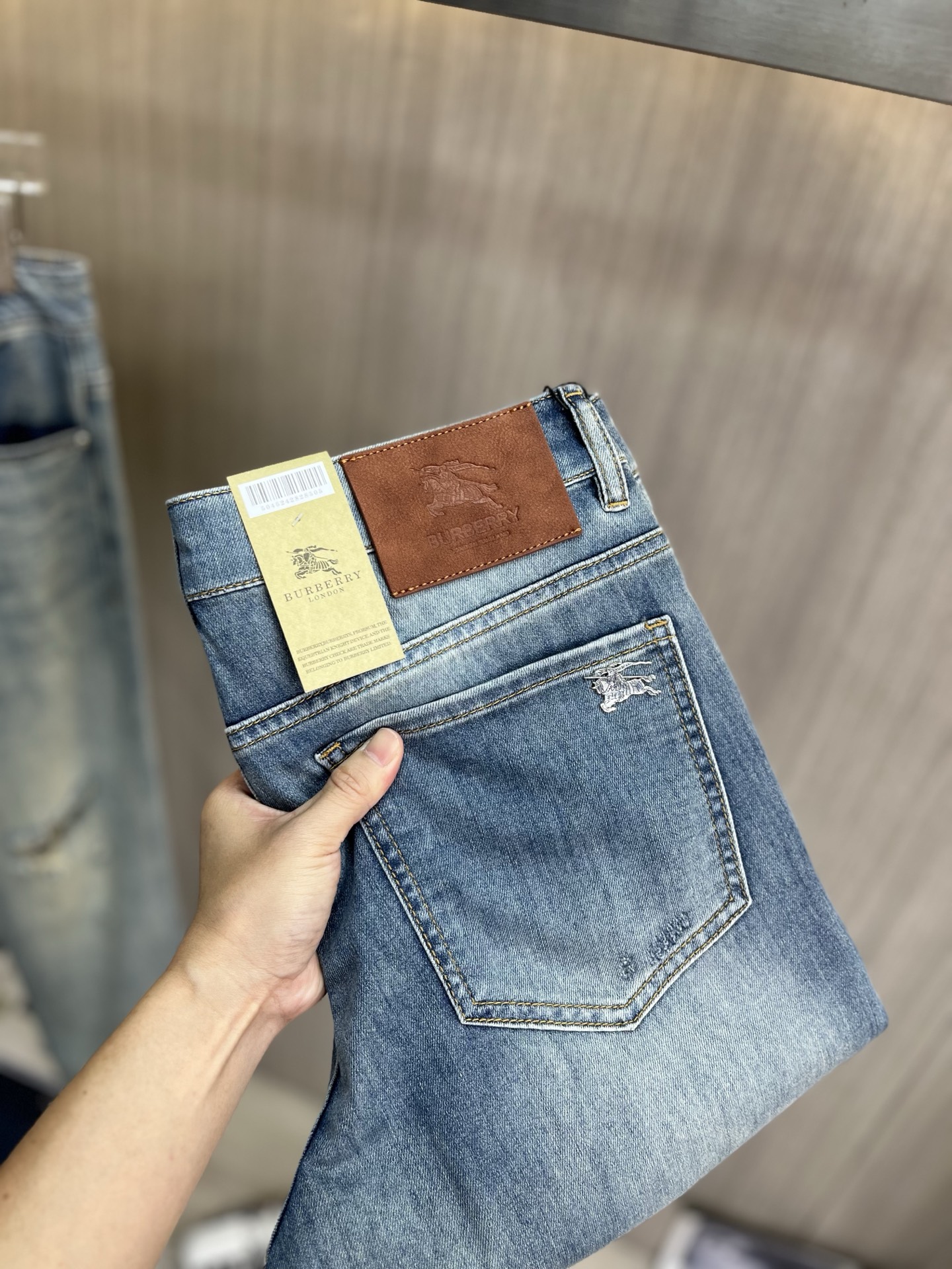 Cheap Burberry Jeans for Men in 225840, $65 USD- [IB225840] - Replica Burberry Jeans for Men