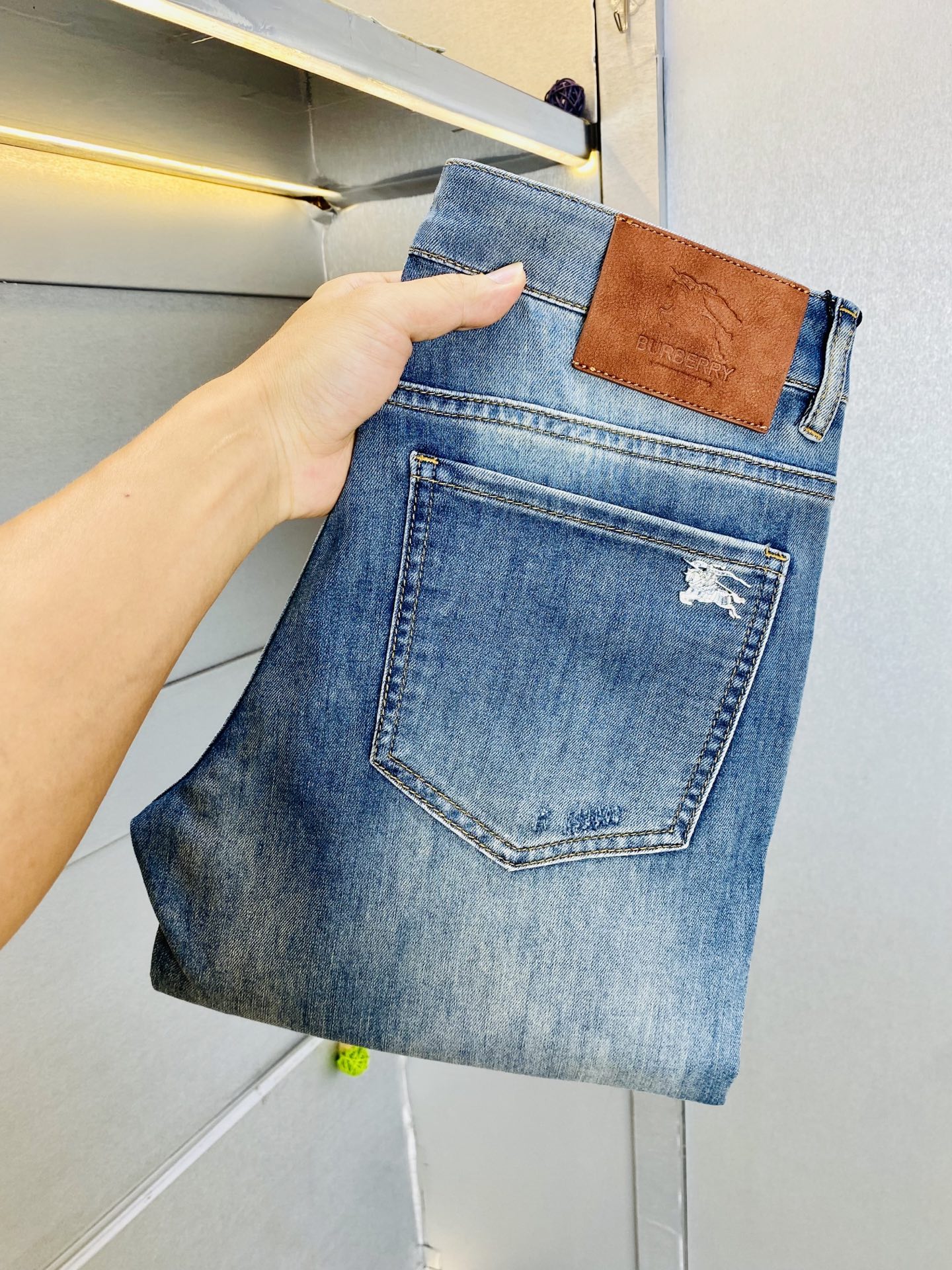 Cheap Burberry Jeans for Men in 225842, $65 USD- [IB225842] - Replica Burberry Jeans for Men