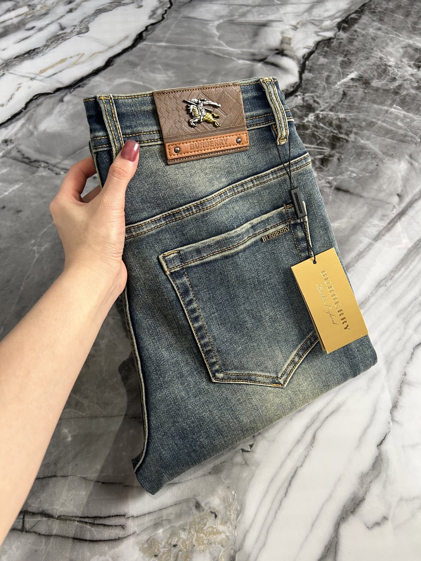 Cheap Burberry Jeans for Men in 225852, $65 USD- [IB225852] - Replica Burberry Jeans for Men