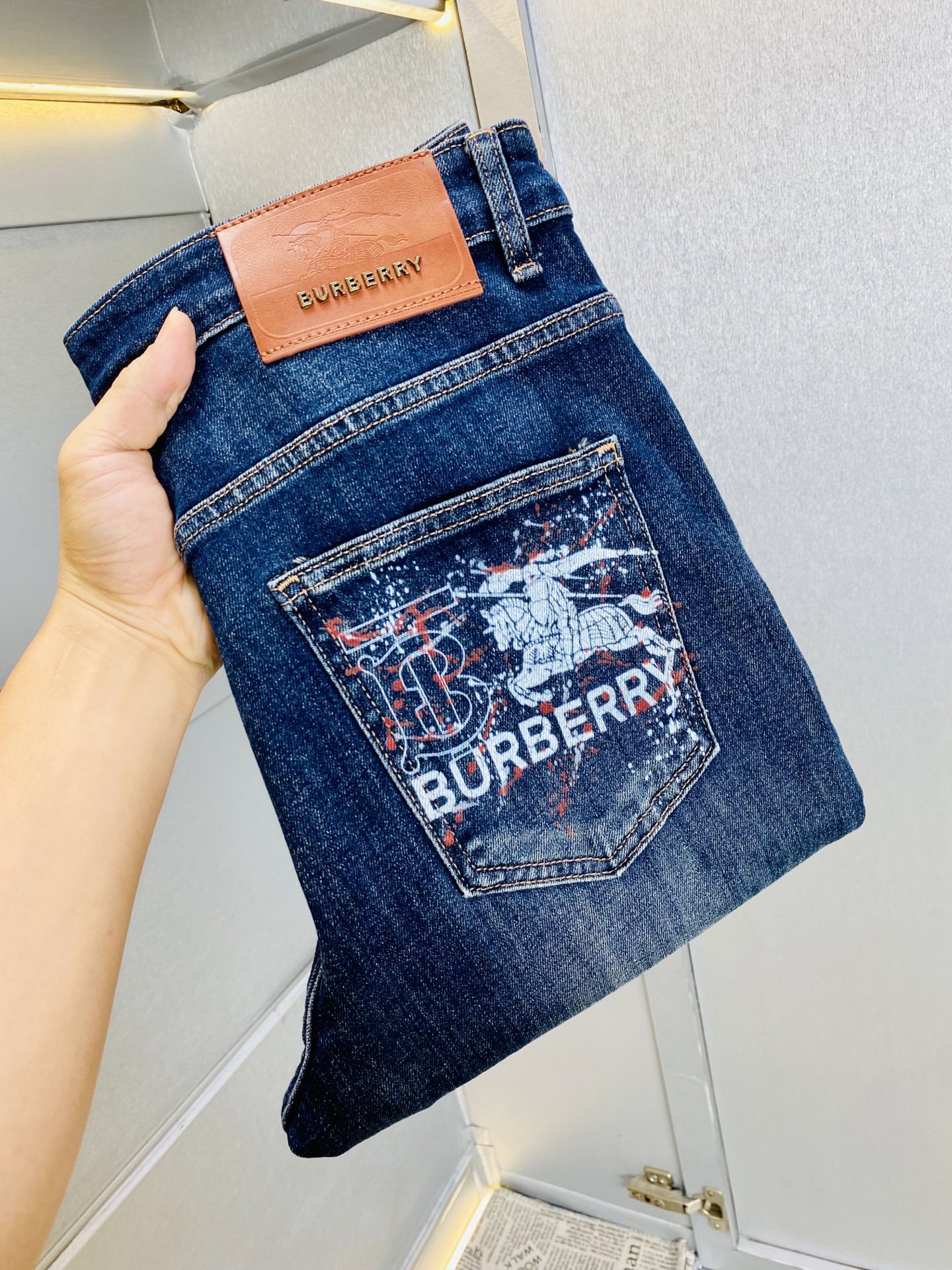 Cheap Burberry Jeans for Men in 225854, $65 USD- [IB225854] - Replica Burberry Jeans for Men