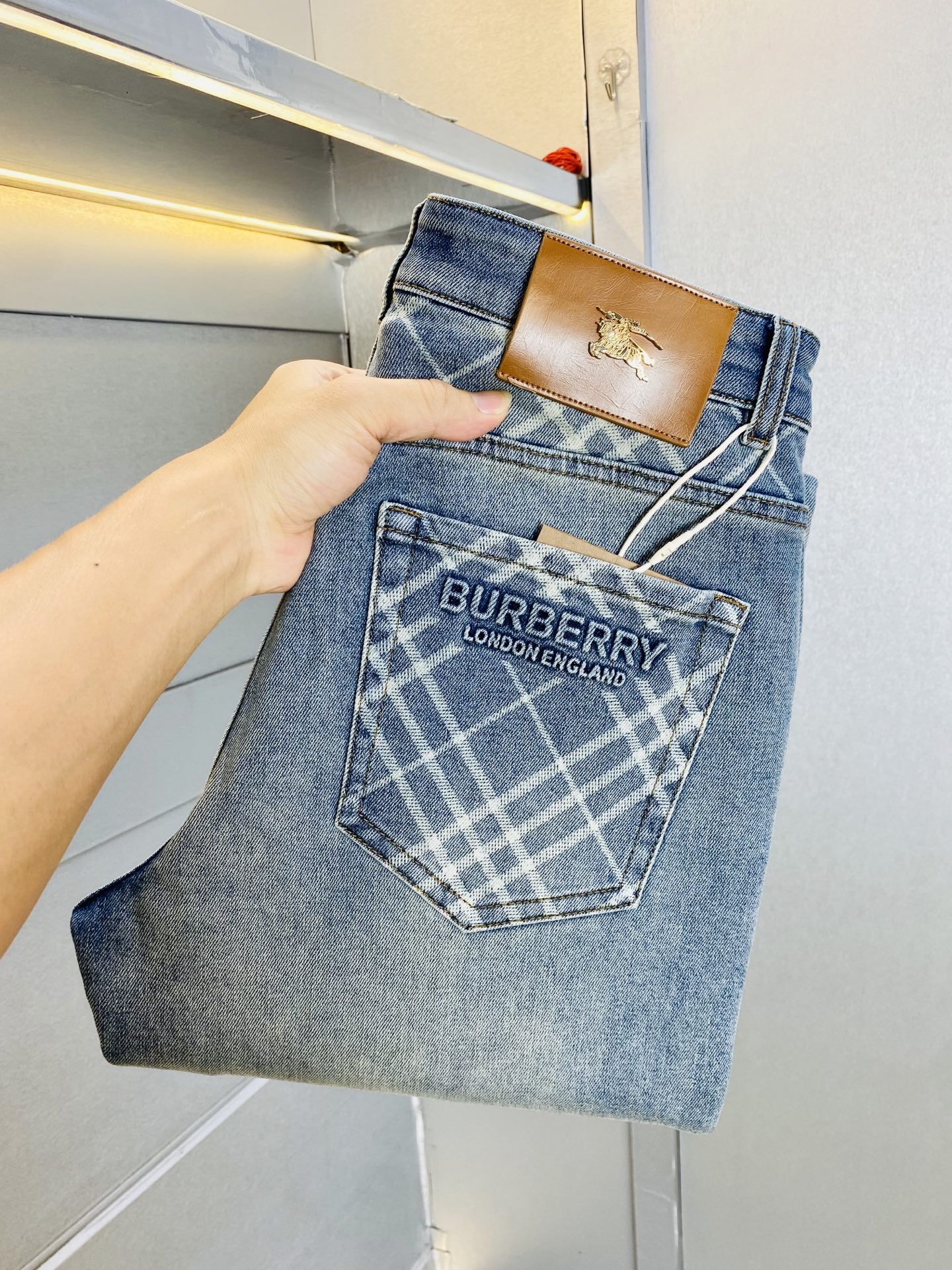 Cheap Burberry Jeans for Men in 225868, $65 USD- [IB225868] - Replica Burberry Jeans for Men