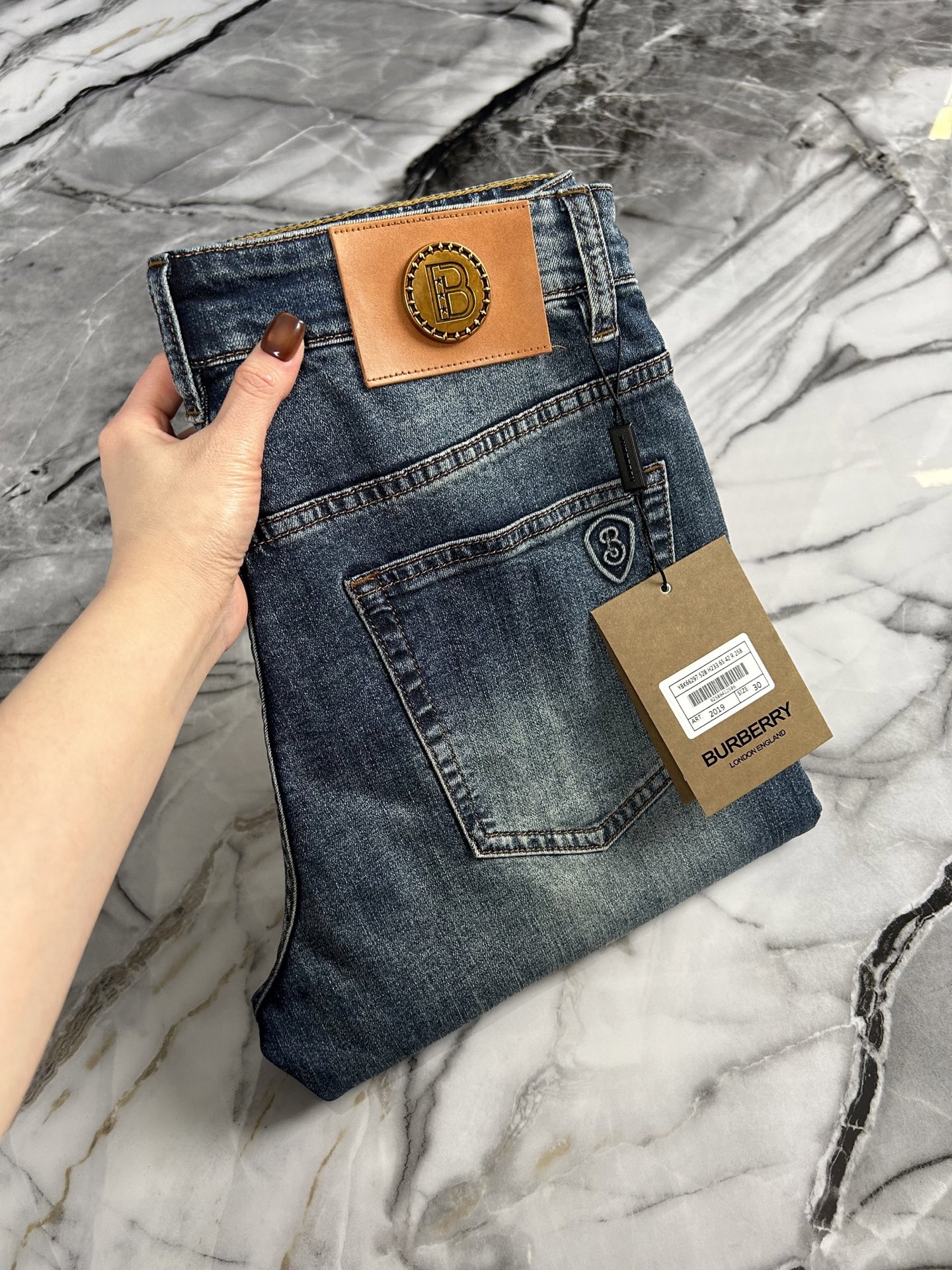 Cheap Burberry Jeans for Men in 225880, $65 USD- [IB225880] - Replica Burberry Jeans for Men