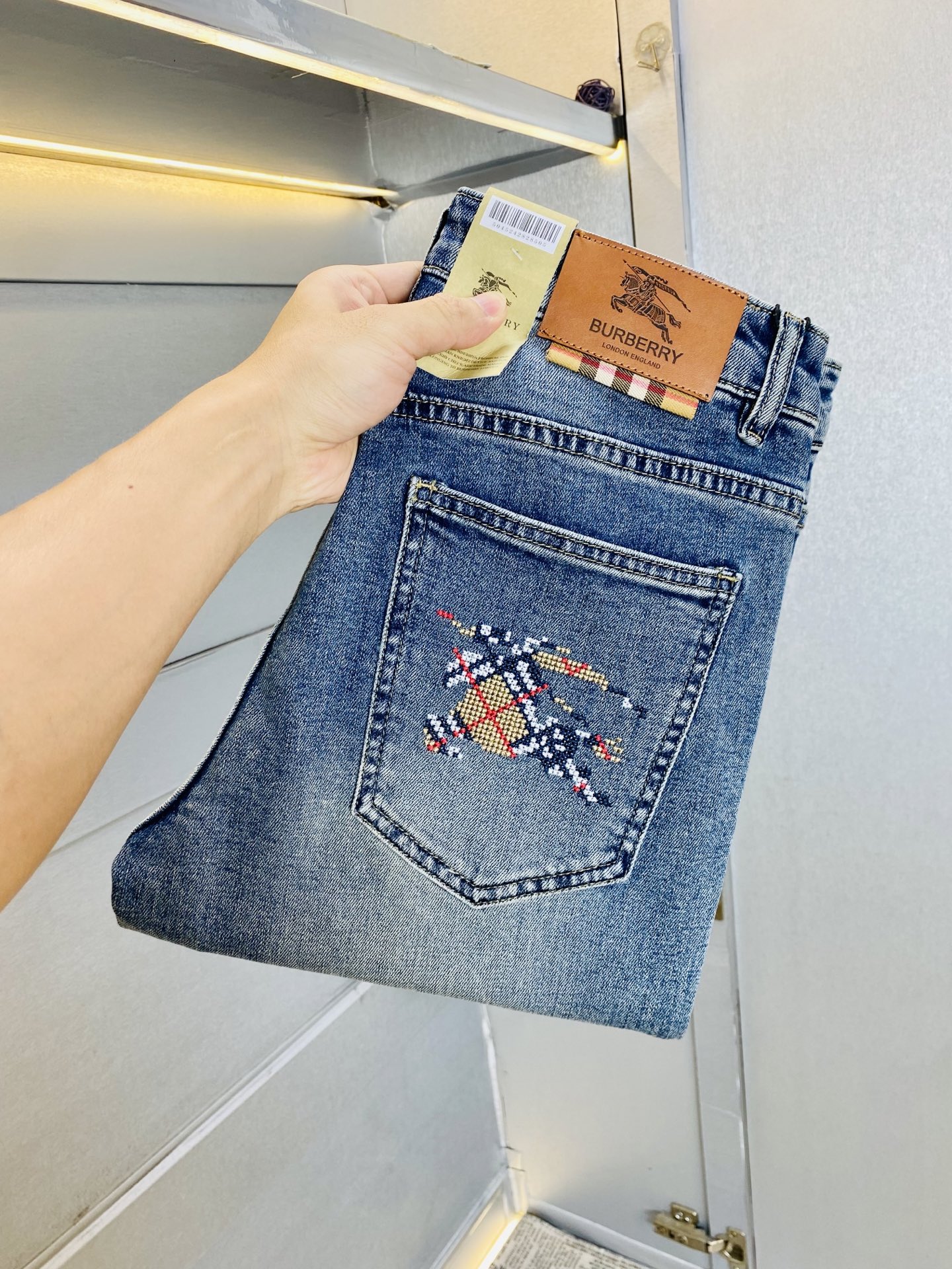 Cheap Burberry Jeans for Men in 225897, $65 USD- [IB225897] - Replica Burberry Jeans for Men