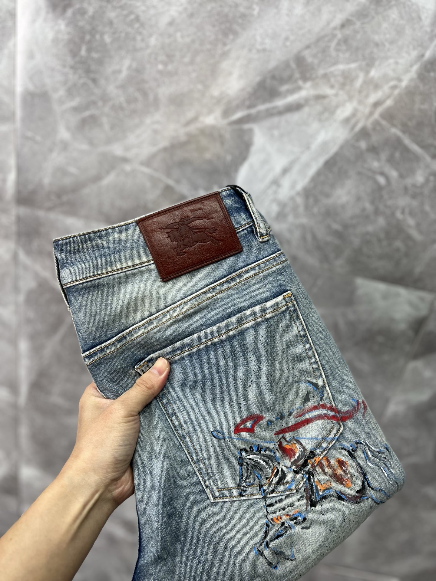 Cheap Burberry Jeans for Men in 225898, $65 USD- [IB225898] - Replica Burberry Jeans for Men