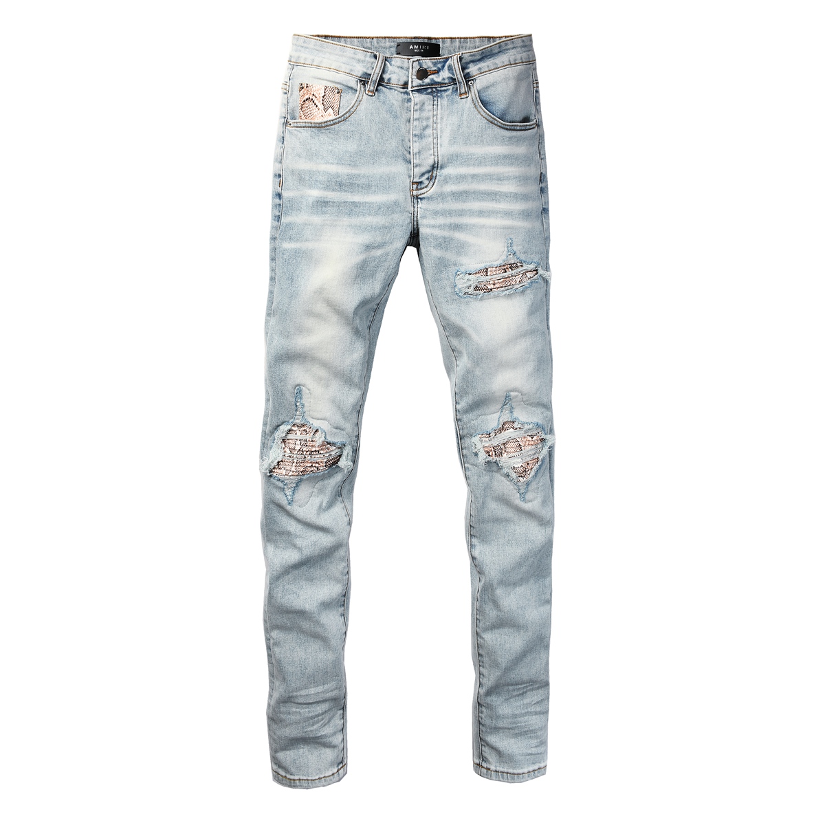Cheap Amiri Denim Jeans for Men in 225942, $70 USD- [IB225942] - Replica Amiri Denim Jeans for Men