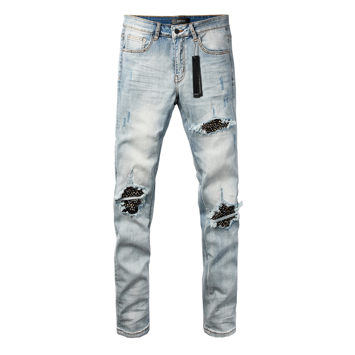 Cheap Amiri Denim Jeans for Men in 225947, $70 USD- [IB225947] - Replica Amiri Denim Jeans for Men
