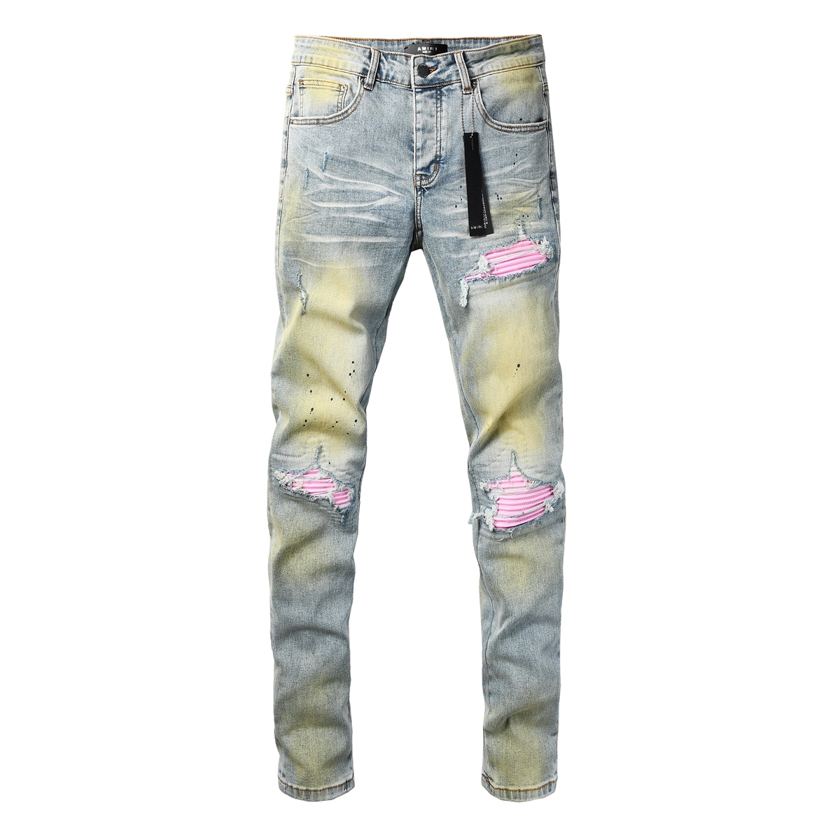 Cheap Amiri Denim Jeans for Men in 225948, $70 USD- [IB225948] - Replica Amiri Denim Jeans for Men