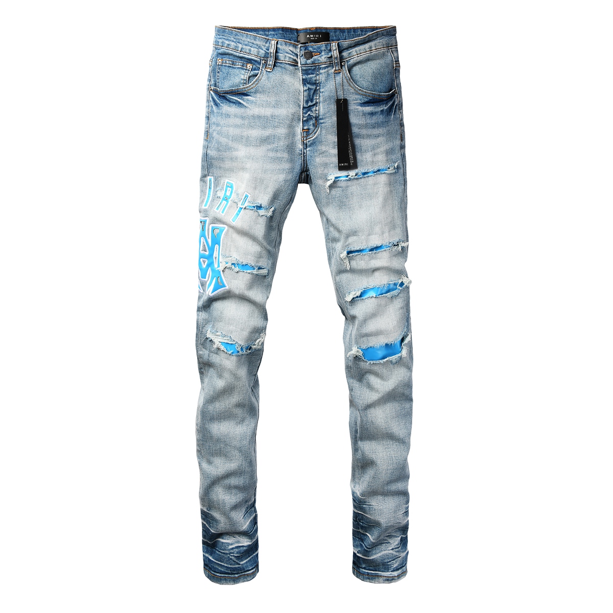 Cheap Amiri Denim Jeans for Men in 225950, $70 USD- [IB225950] - Replica Amiri Denim Jeans for Men