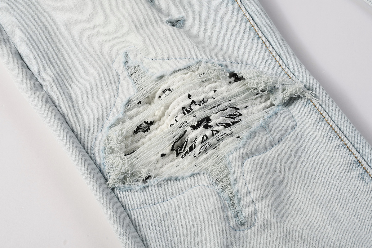 Cheap Amiri Denim Jeans for Men in 225959, $70 USD- [IB225959] - Replica Amiri Denim Jeans for Men