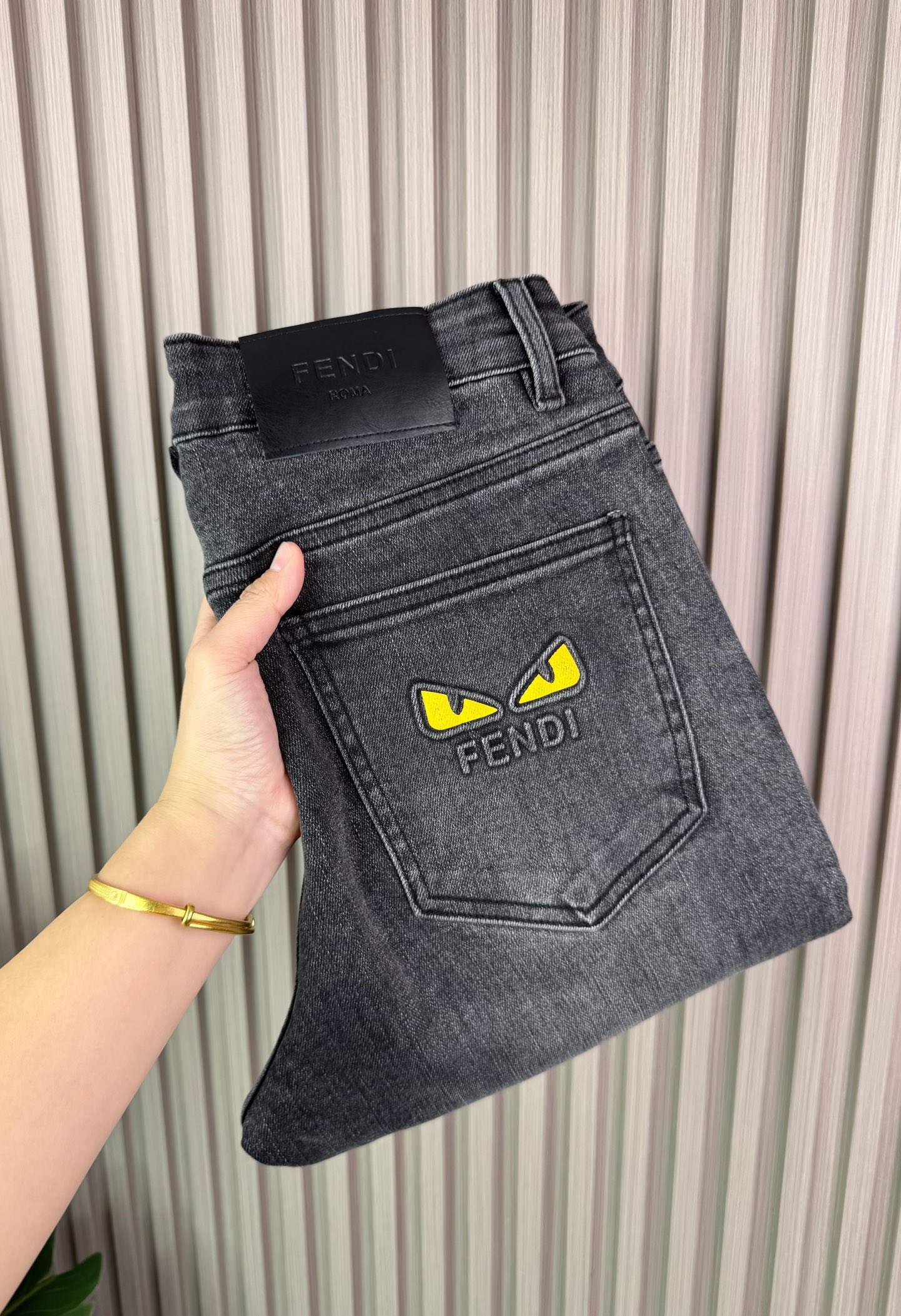 Cheap Fendi Jeans for Men in 225981, $65 USD- [IB225981] - Replica Fendi Jeans for Men