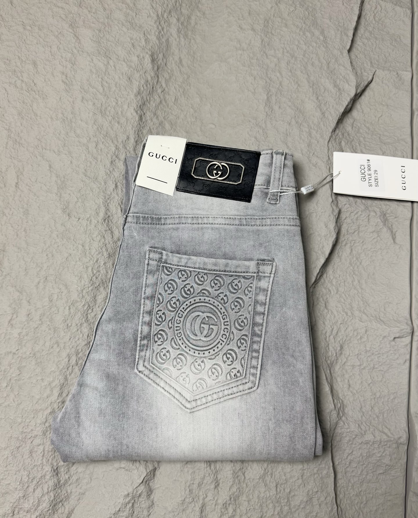 Cheap Gucci Jeans for Men in 225986, $65 USD- [IB225986] - Replica Gucci Jeans for Men