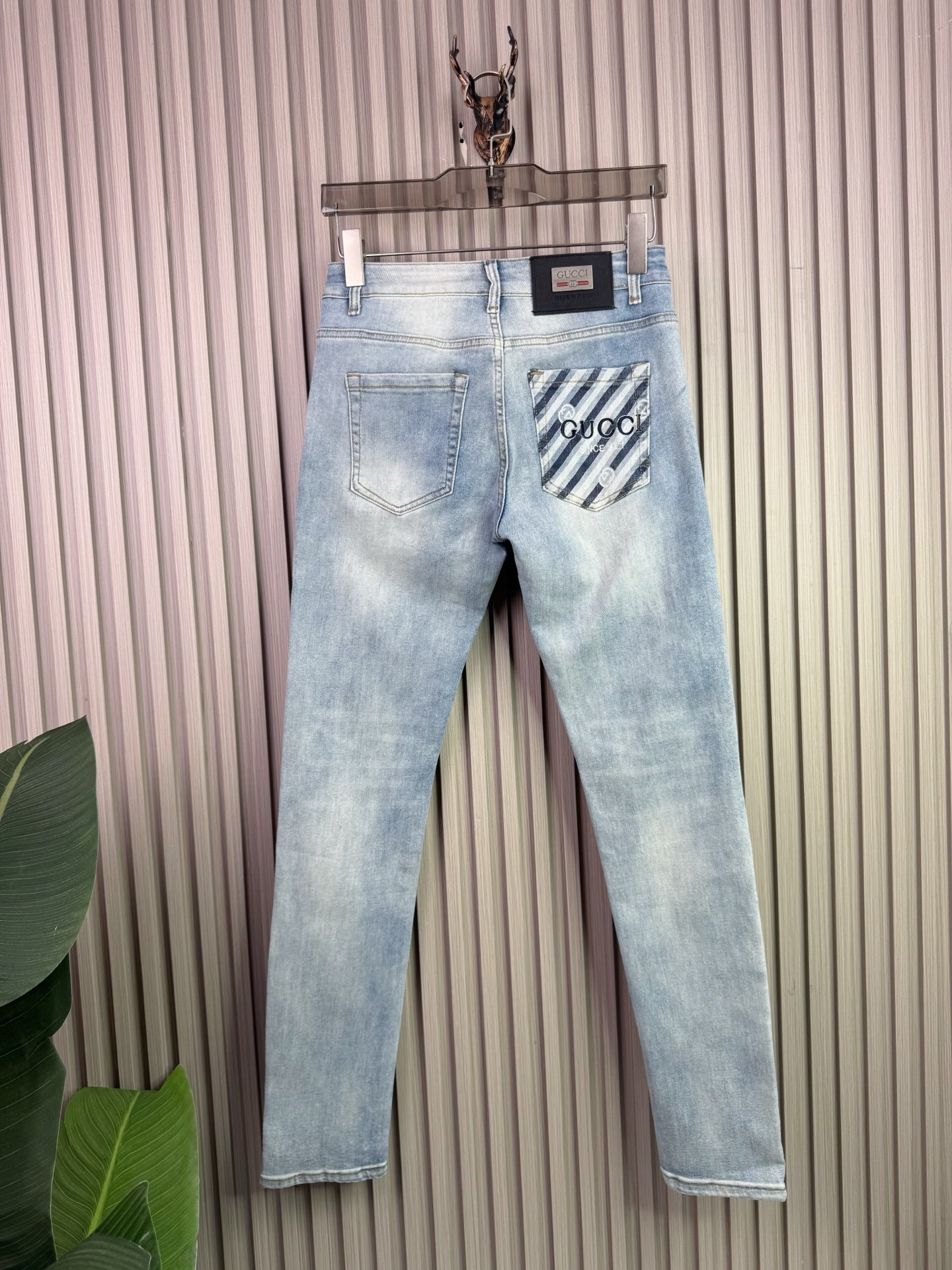 Cheap Gucci Jeans for Men in 225987, $65 USD- [IB225987] - Replica Gucci Jeans for Men