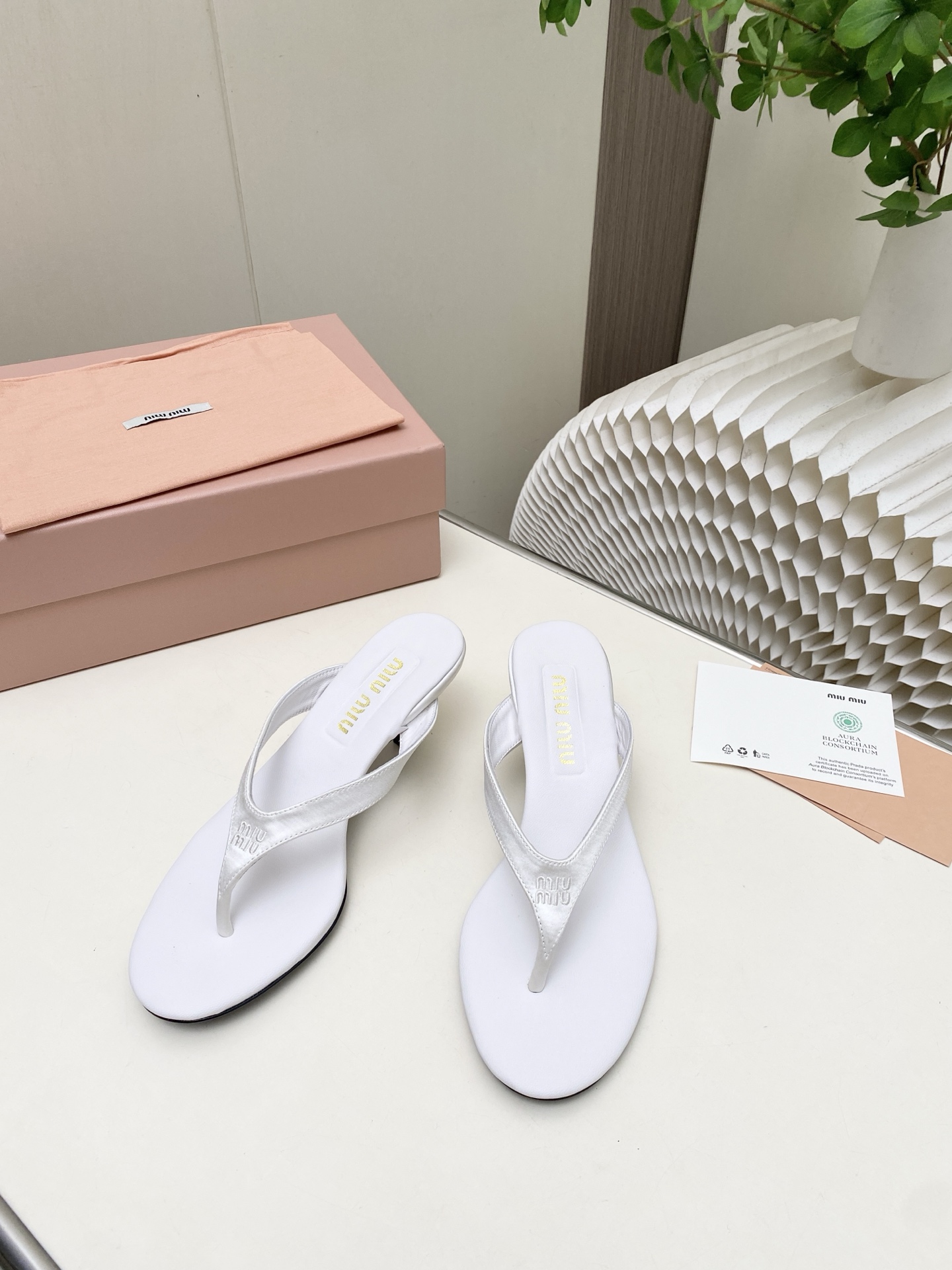 Cheap MiuMiu Sandals And Slippers For Women in 226003, $60 USD- [IB226003] - Replica MiuMiu Sandals And Slippers For Women