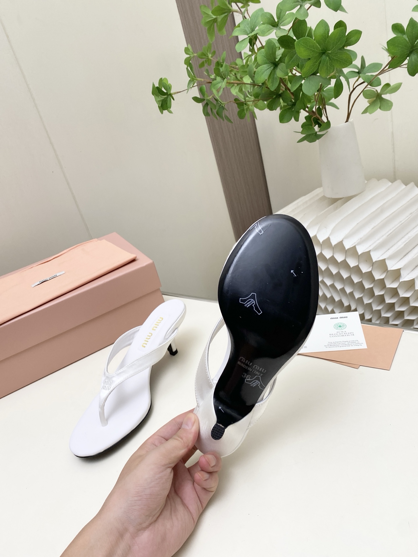 Cheap MiuMiu Sandals And Slippers For Women in 226003, $60 USD- [IB226003] - Replica MiuMiu Sandals And Slippers For Women