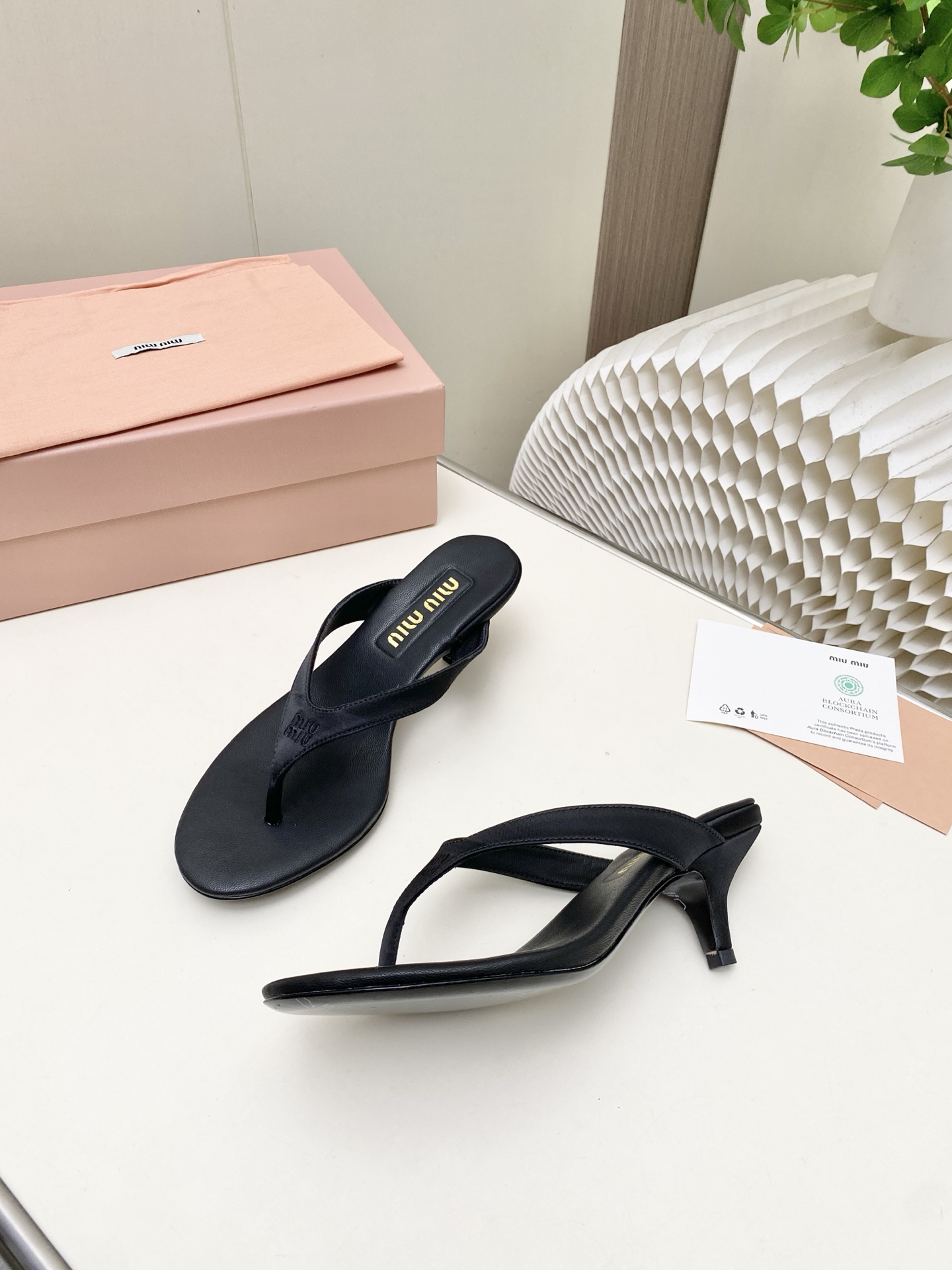Cheap MiuMiu Sandals And Slippers For Women in 226004, $60 USD- [IB226004] - Replica MiuMiu Sandals And Slippers For Women