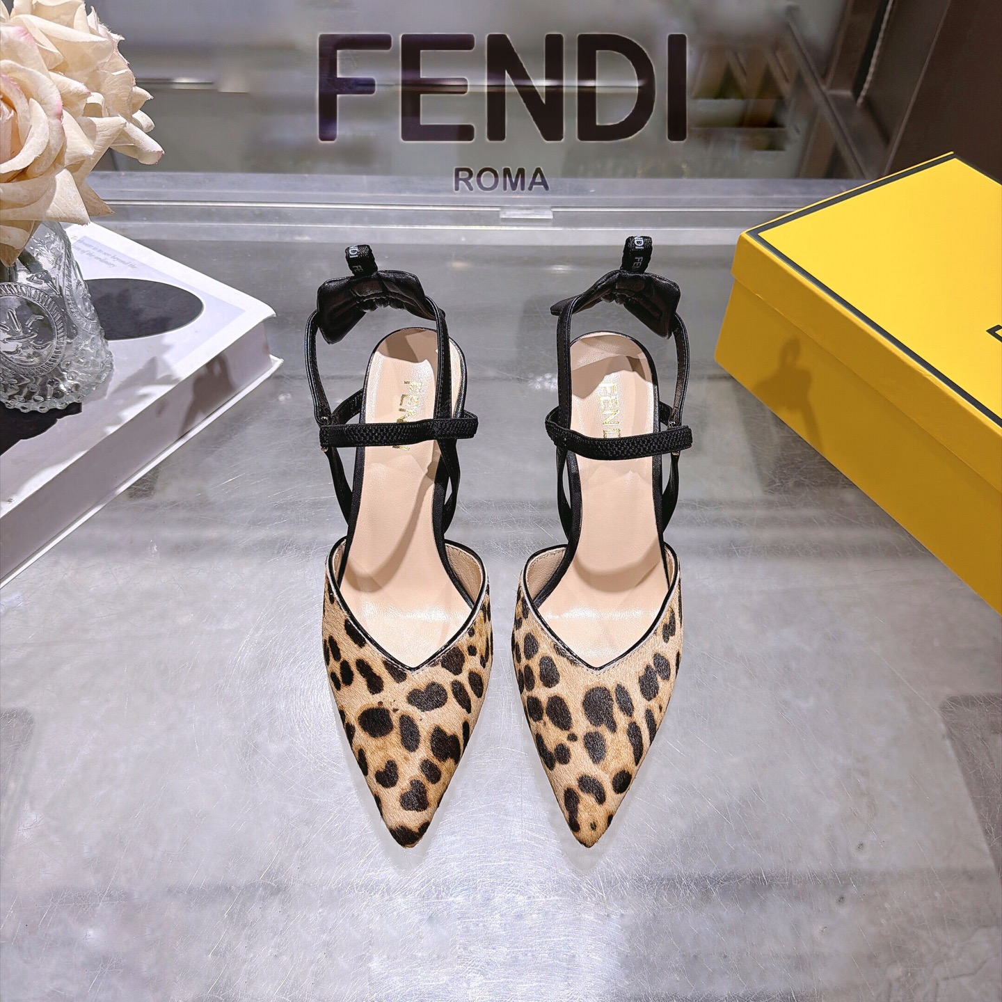 Cheap Fendi Slippers For Women in 226052, $95 USD- [IB226052] - Replica Fendi Slippers For Women