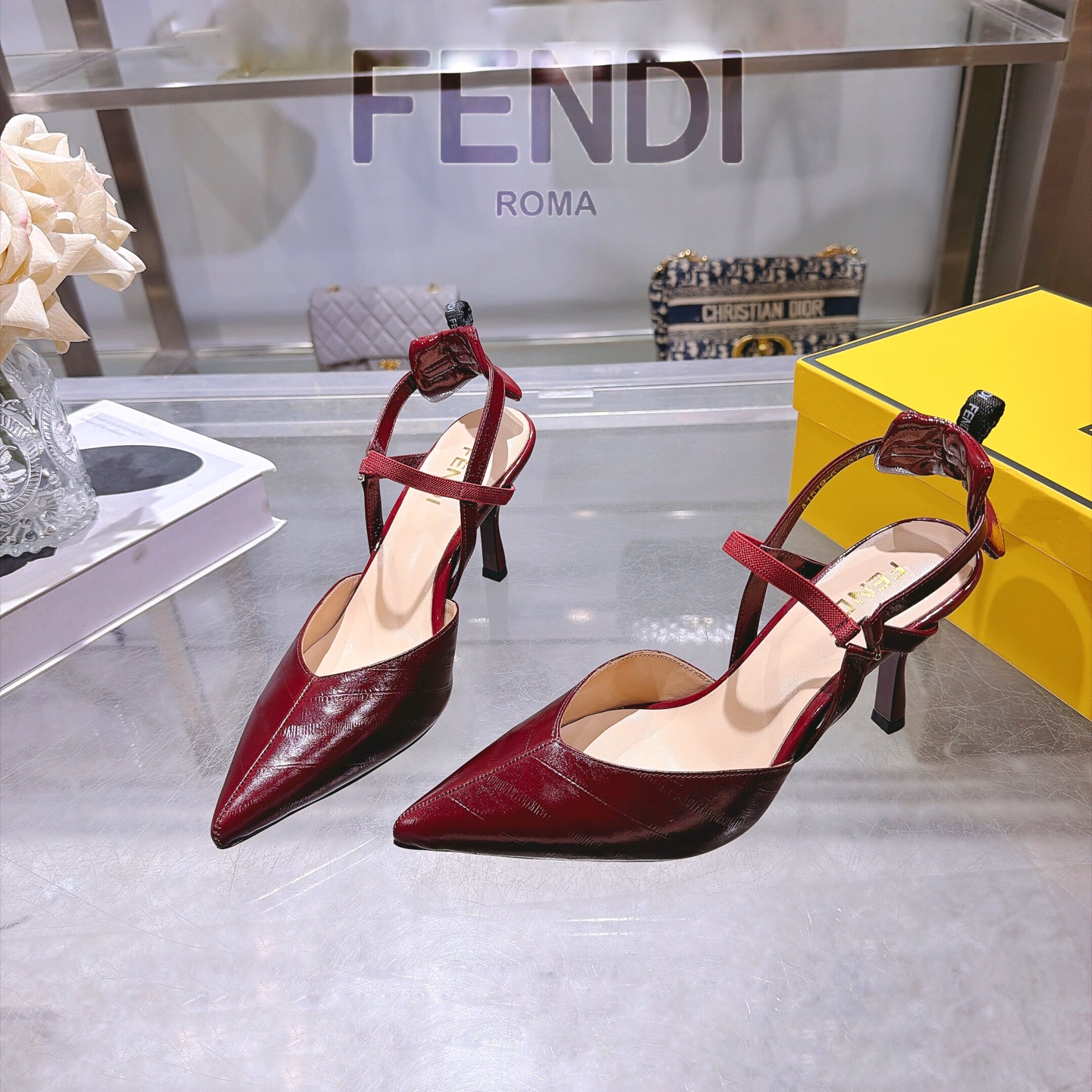 Cheap Fendi Slippers For Women in 226053, $95 USD- [IB226053] - Replica Fendi Slippers For Women