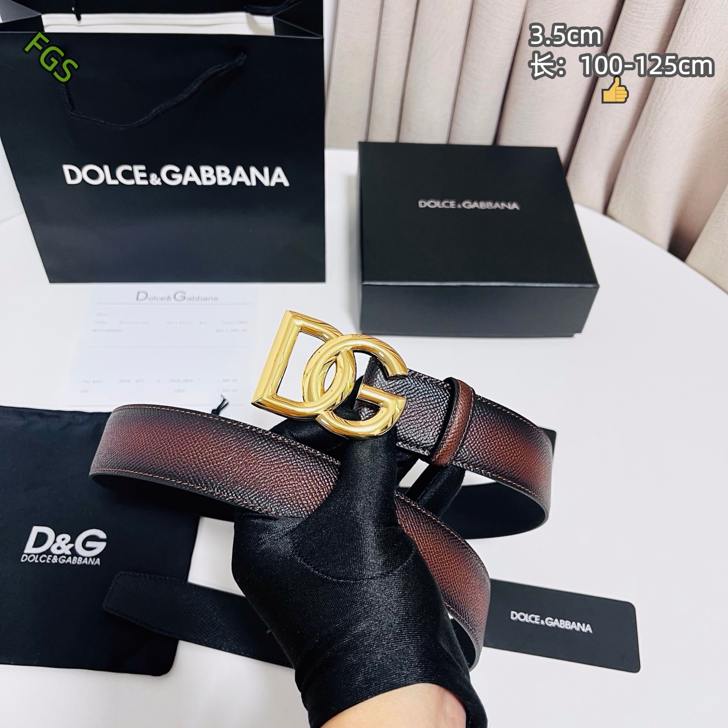 Cheap DG AAA Quality Belts in 226250, $60 USD- [IB226250] - Replica DG AAA Quality Belts