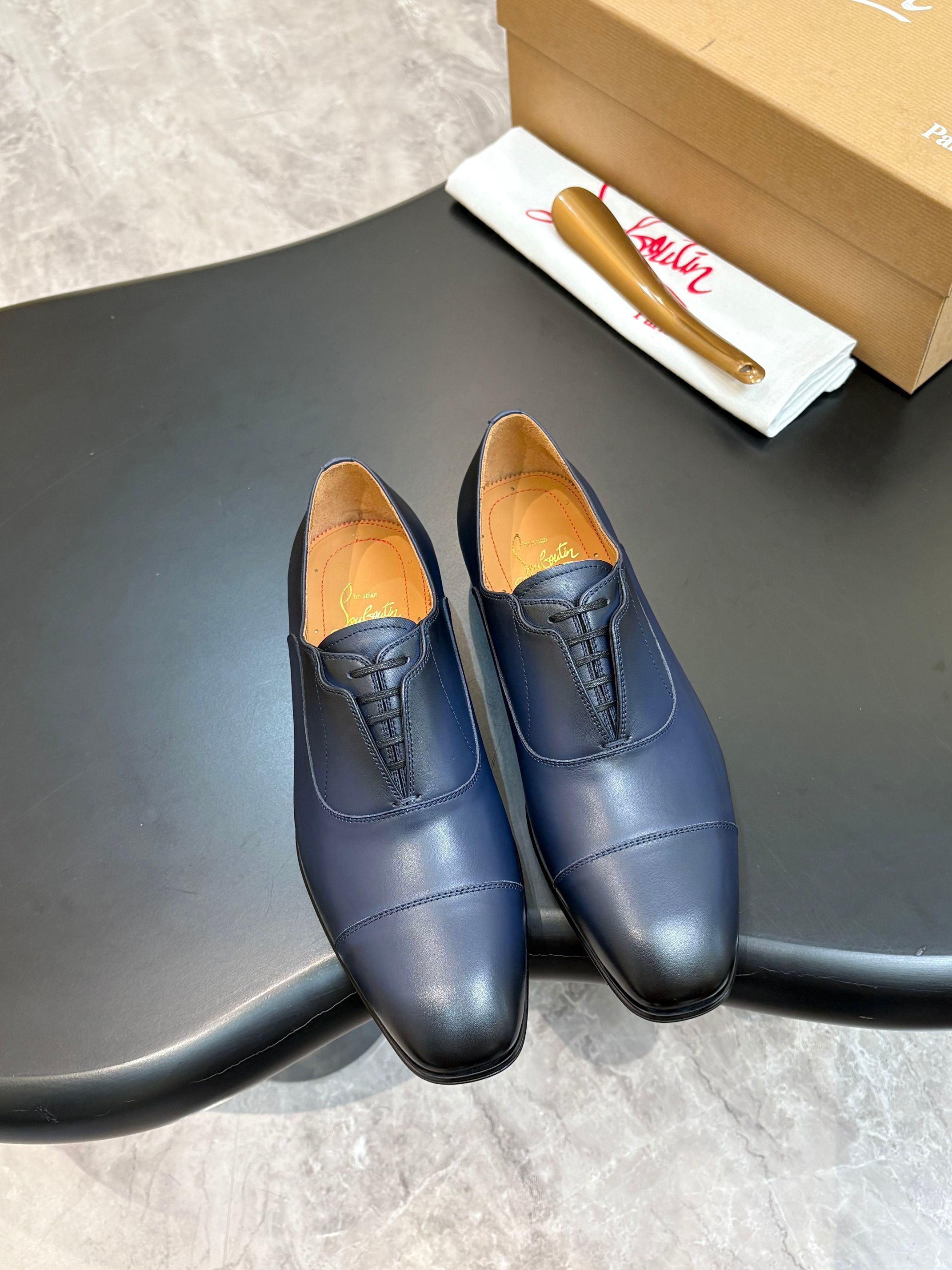 Cheap New Arrivals Christian Louboutin Dress Shoes For Men in 226271, $120 USD- [IB226271] - Replica Christian Louboutin Loafers For Men