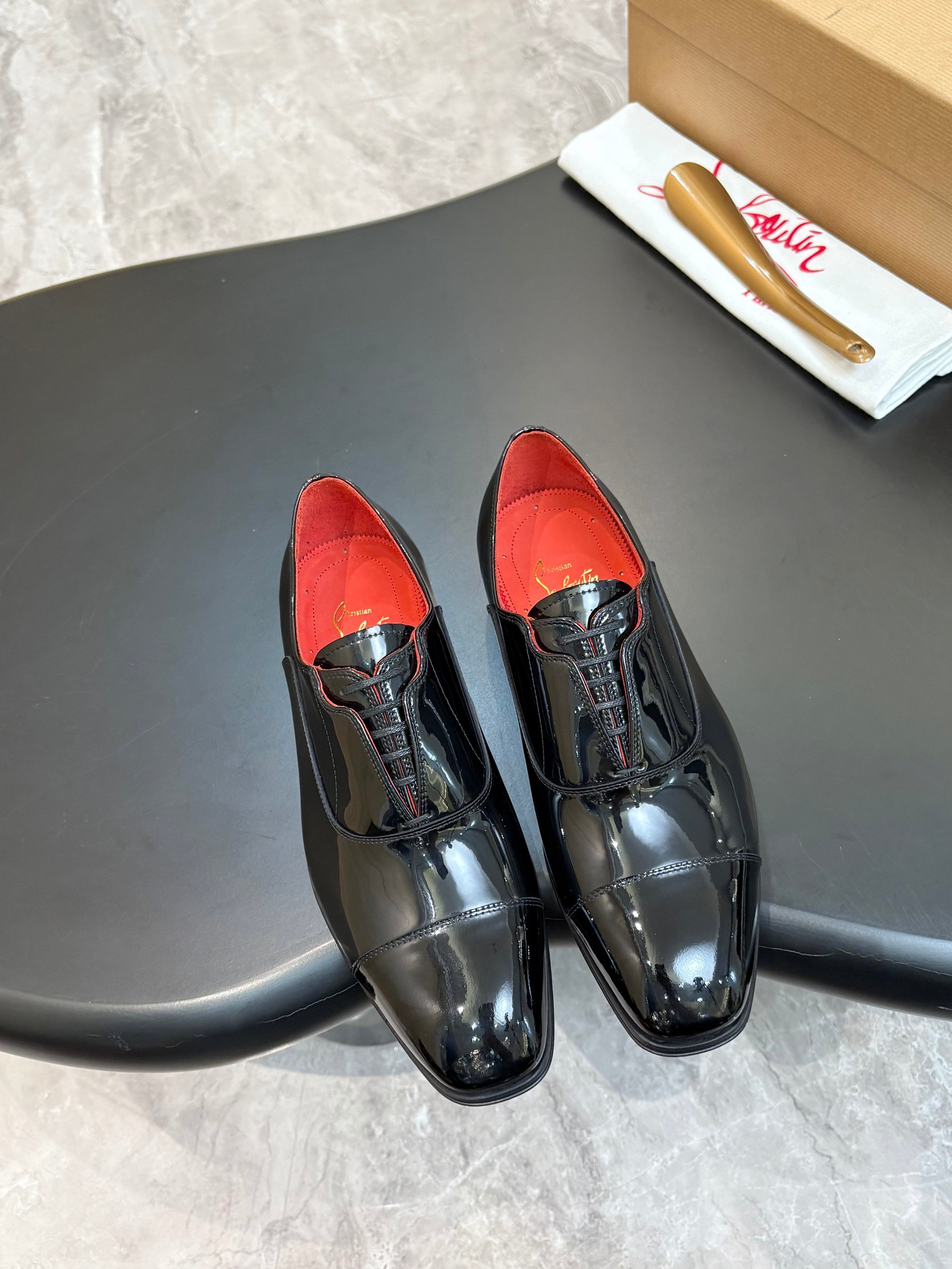 Cheap New Arrivals Christian Louboutin Dress Shoes For Men in 226272, $120 USD- [IB226272] - Replica Christian Louboutin Loafers For Men