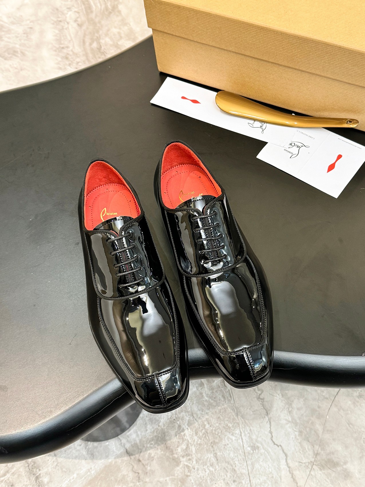 Cheap New Arrivals Christian Louboutin Dress Shoes For Men in 226275, $120 USD- [IB226275] - Replica Christian Louboutin Loafers For Men