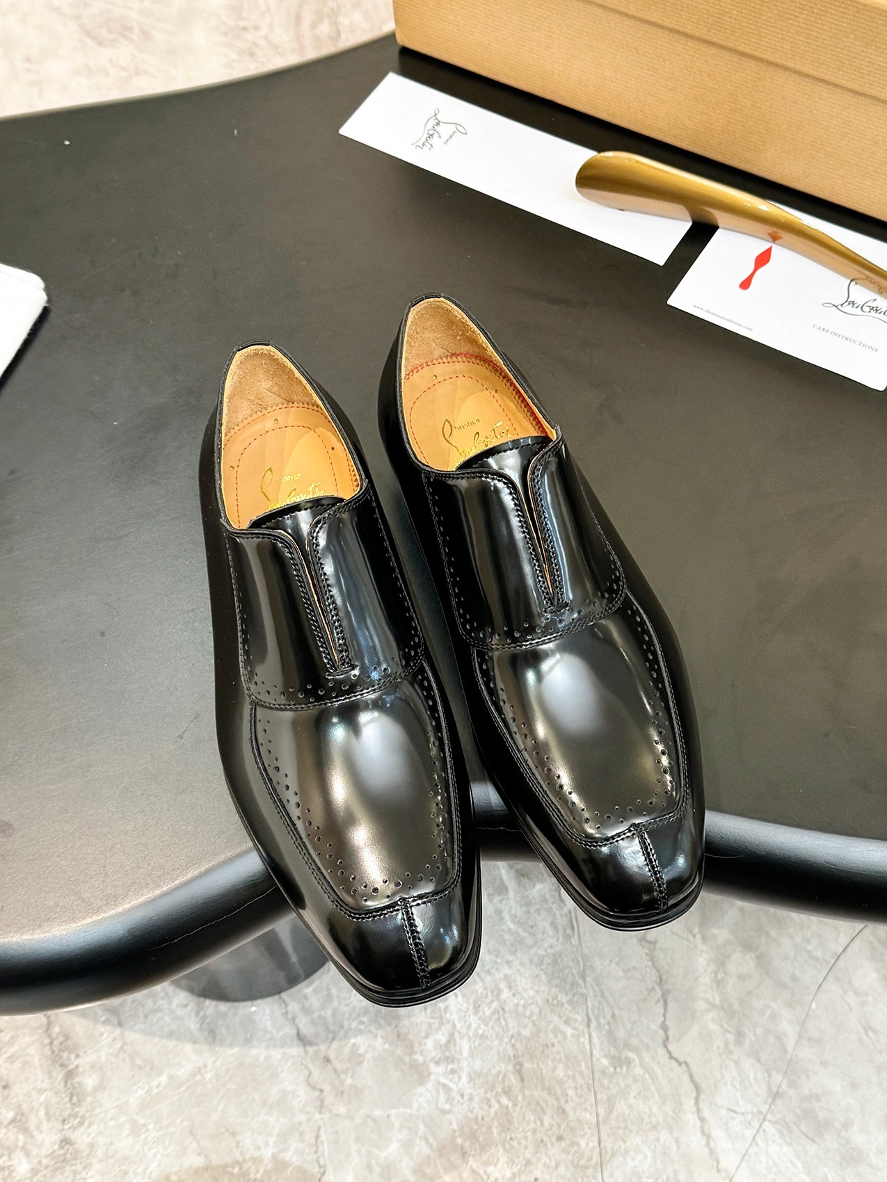 Cheap New Arrivals Christian Louboutin Dress Shoes For Men in 226276, $120 USD- [IB226276] - Replica Christian Louboutin Loafers For Men