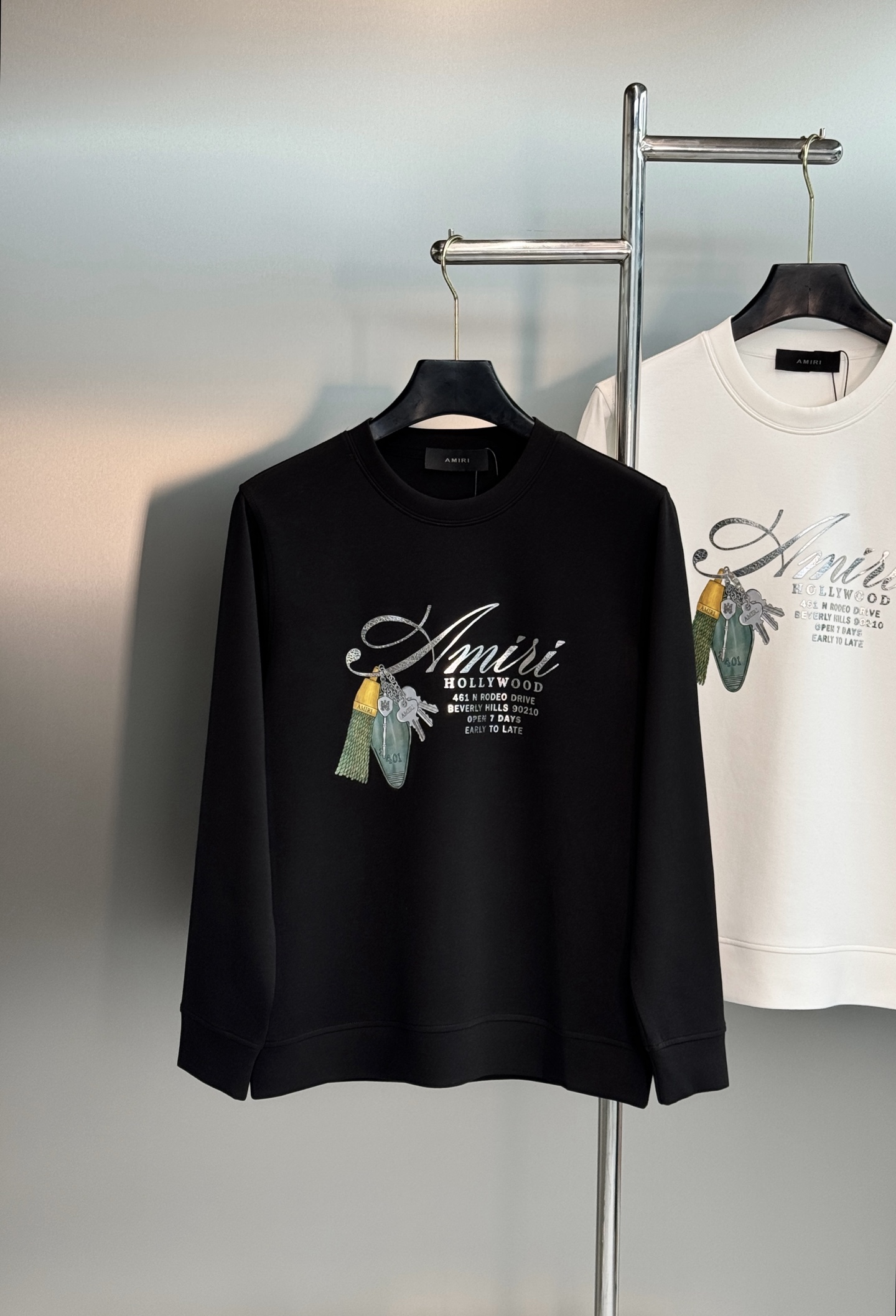 Cheap Amiri Long-Sleeved T-Shirts in 226516, $50 USD- [IB226516] - Replica Amiri Long-Sleeved T-Shirts