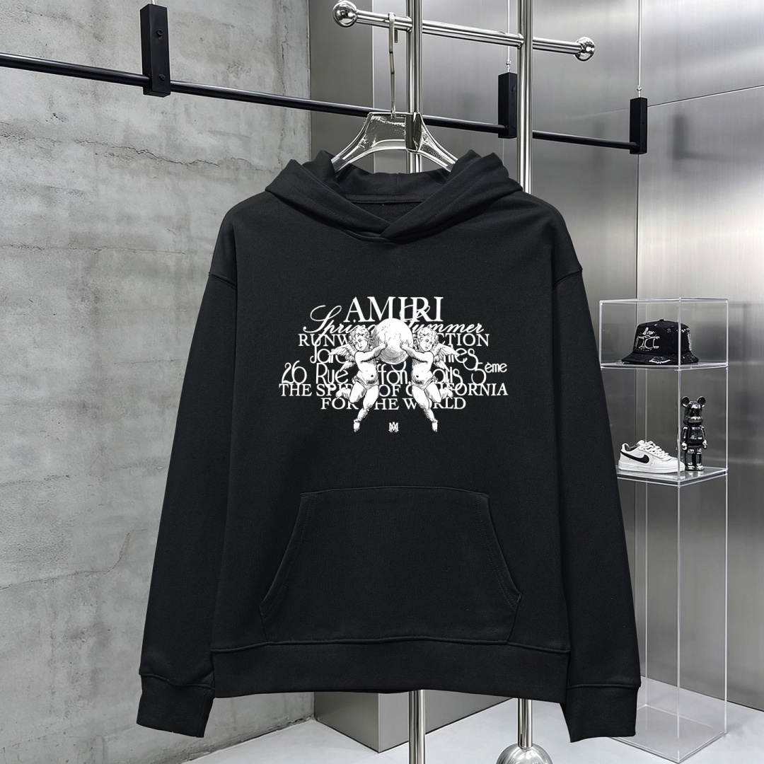 Cheap Amiri Hoodies for Men in 226563, $55 USD- [IB226563] - Replica Amiri Hoodies for Men