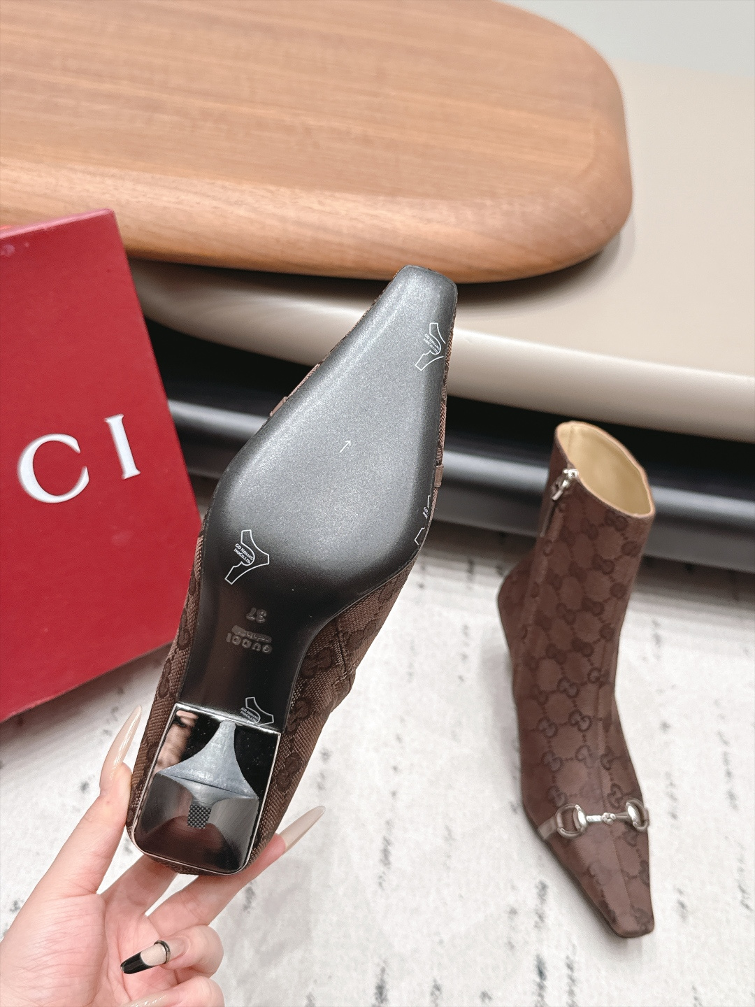 Cheap Gucci Boots For Women in 226599, $120 USD- [IB226599] - Replica Gucci Boots For Women