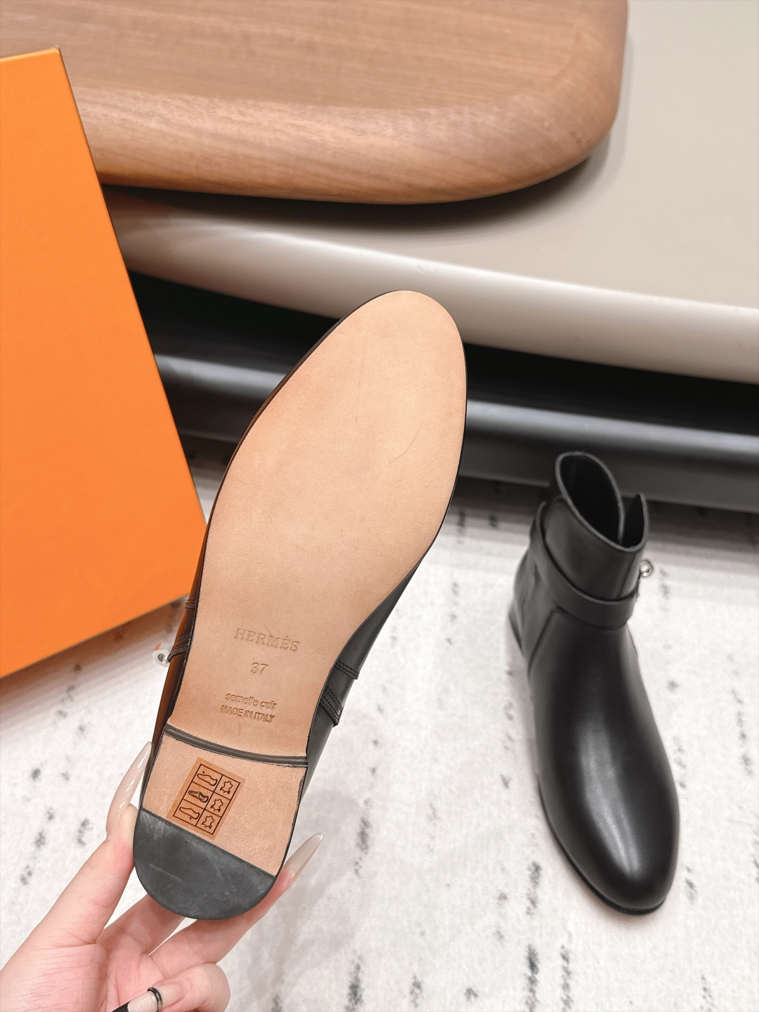 Cheap Hermes Shoes For Women in 226613, $140 USD- [IB226613] - Replica Hermes Boots For Women