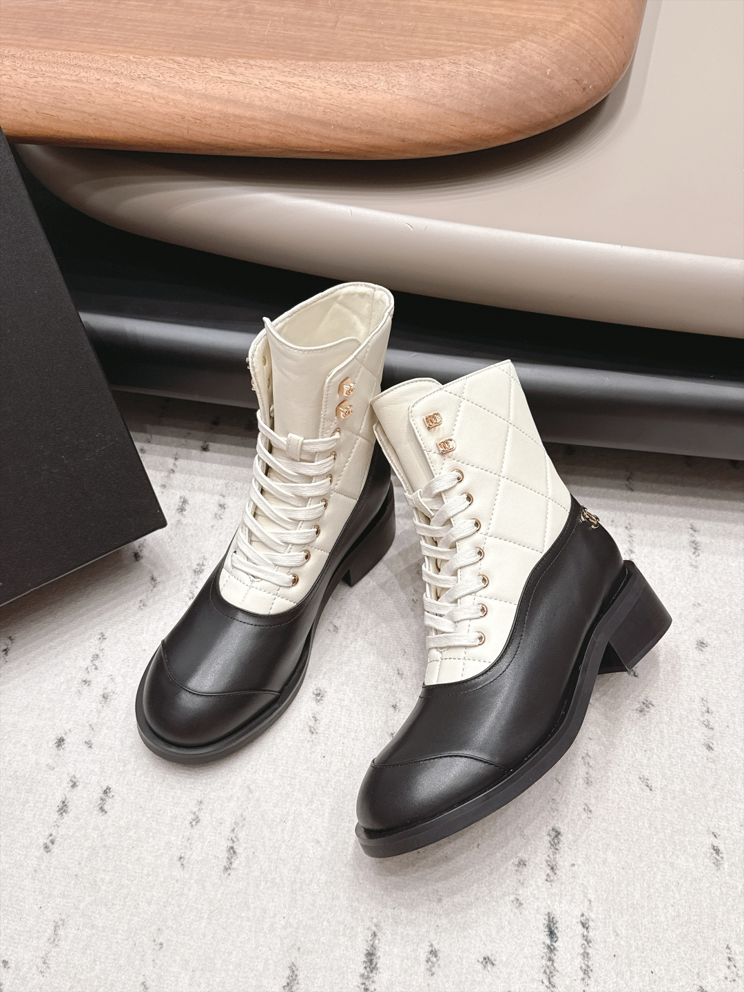 Cheap Chanel Boots For Women in 226617, $120 USD- [IB226617] - Replica Chanel Boots For Women