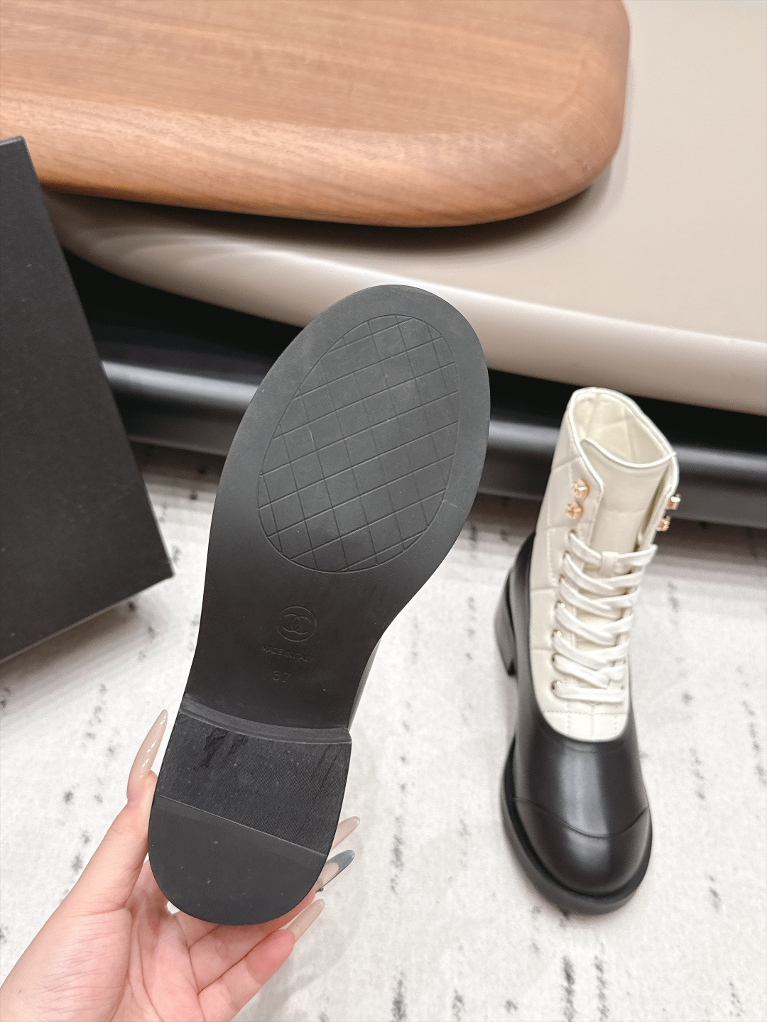 Cheap Chanel Boots For Women in 226617, $120 USD- [IB226617] - Replica Chanel Boots For Women