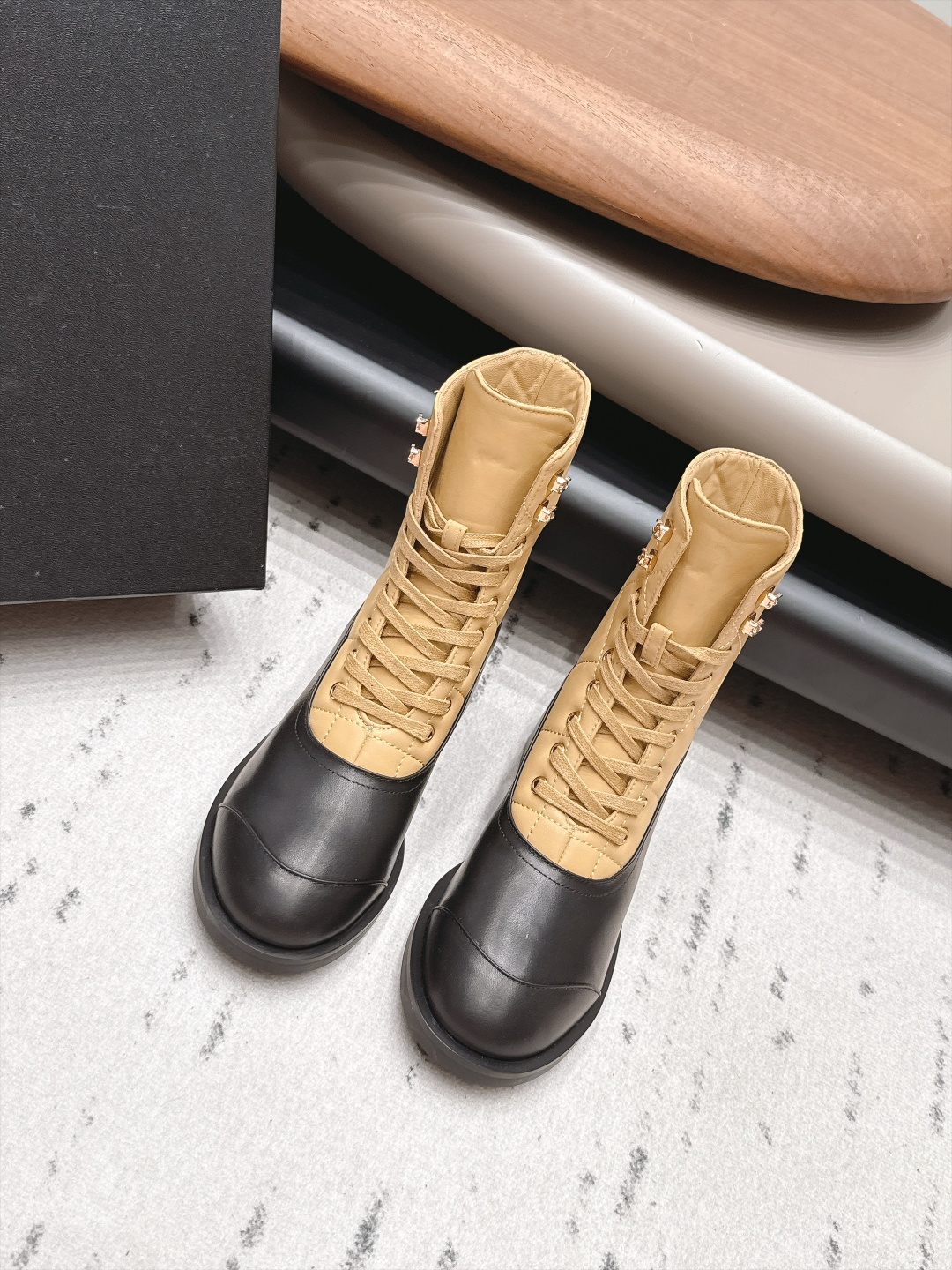 Cheap Chanel Boots For Women in 226618, $120 USD- [IB226618] - Replica Chanel Boots For Women