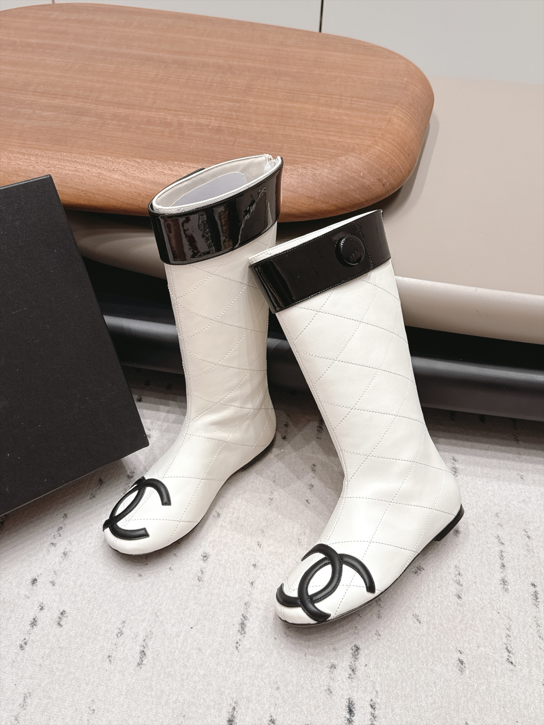 Cheap Chanel Boots For Women in 226624, $130 USD- [IB226624] - Replica Chanel Boots For Women