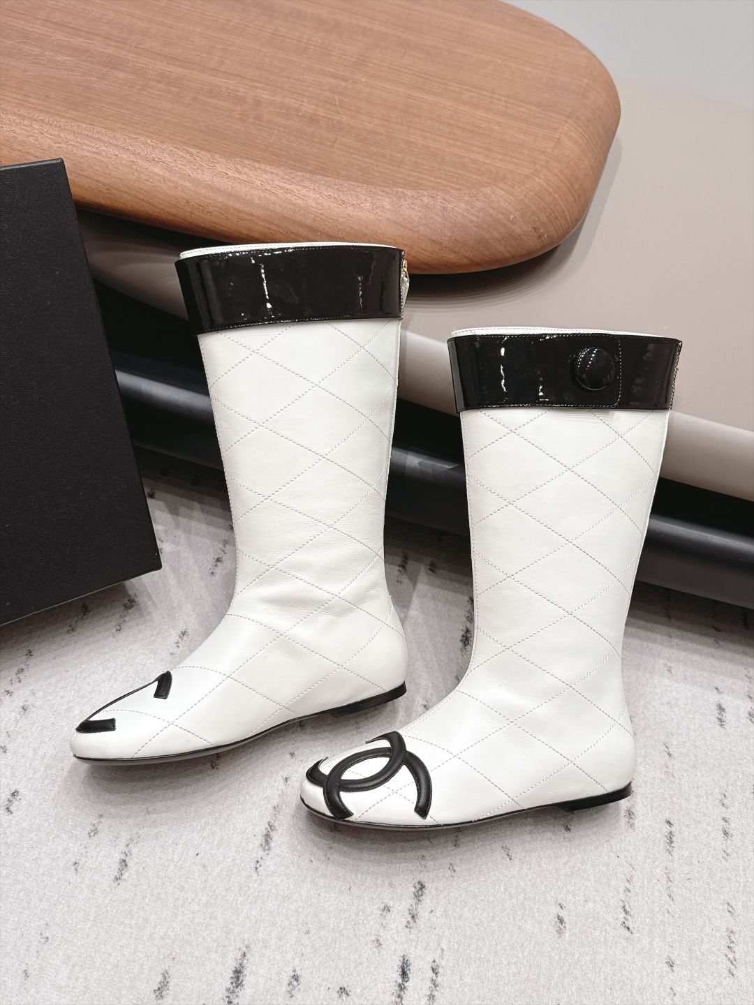 Cheap Chanel Boots For Women in 226624, $130 USD- [IB226624] - Replica Chanel Boots For Women