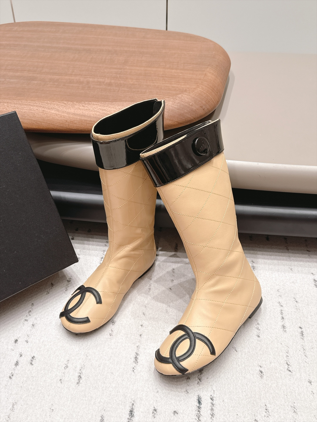 Cheap Chanel Boots For Women in 226625, $130 USD- [IB226625] - Replica Chanel Boots For Women