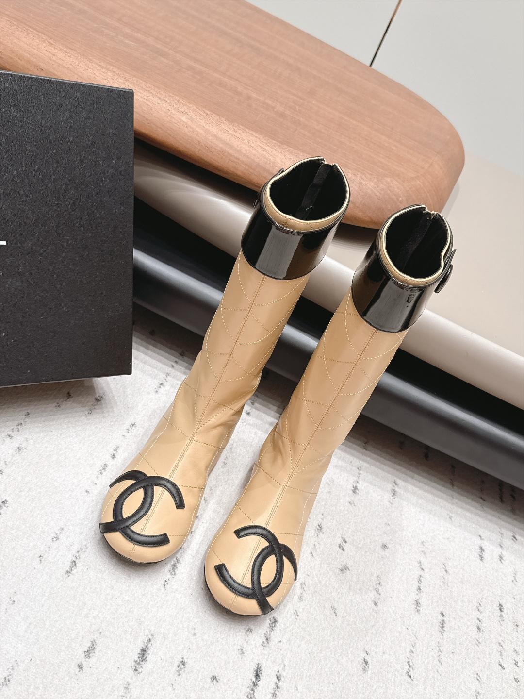 Cheap Chanel Boots For Women in 226625, $130 USD- [IB226625] - Replica Chanel Boots For Women