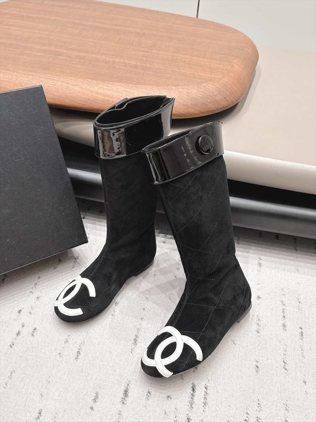 Cheap Chanel Boots For Women in 226626, $130 USD- [IB226626] - Replica Chanel Boots For Women
