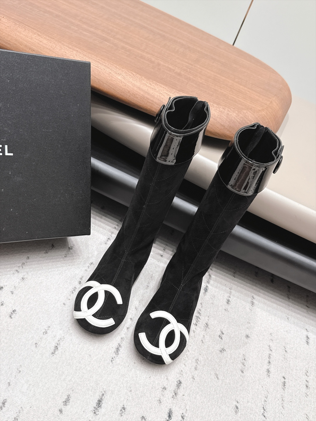 Cheap Chanel Boots For Women in 226626, $130 USD- [IB226626] - Replica Chanel Boots For Women