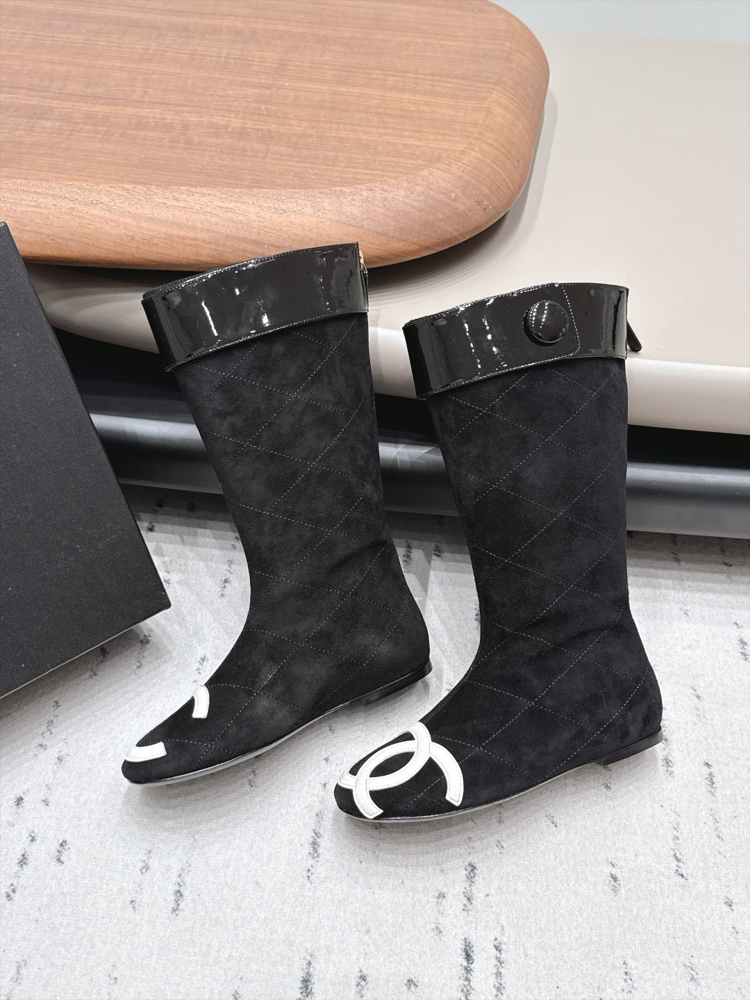 Cheap Chanel Boots For Women in 226626, $130 USD- [IB226626] - Replica Chanel Boots For Women