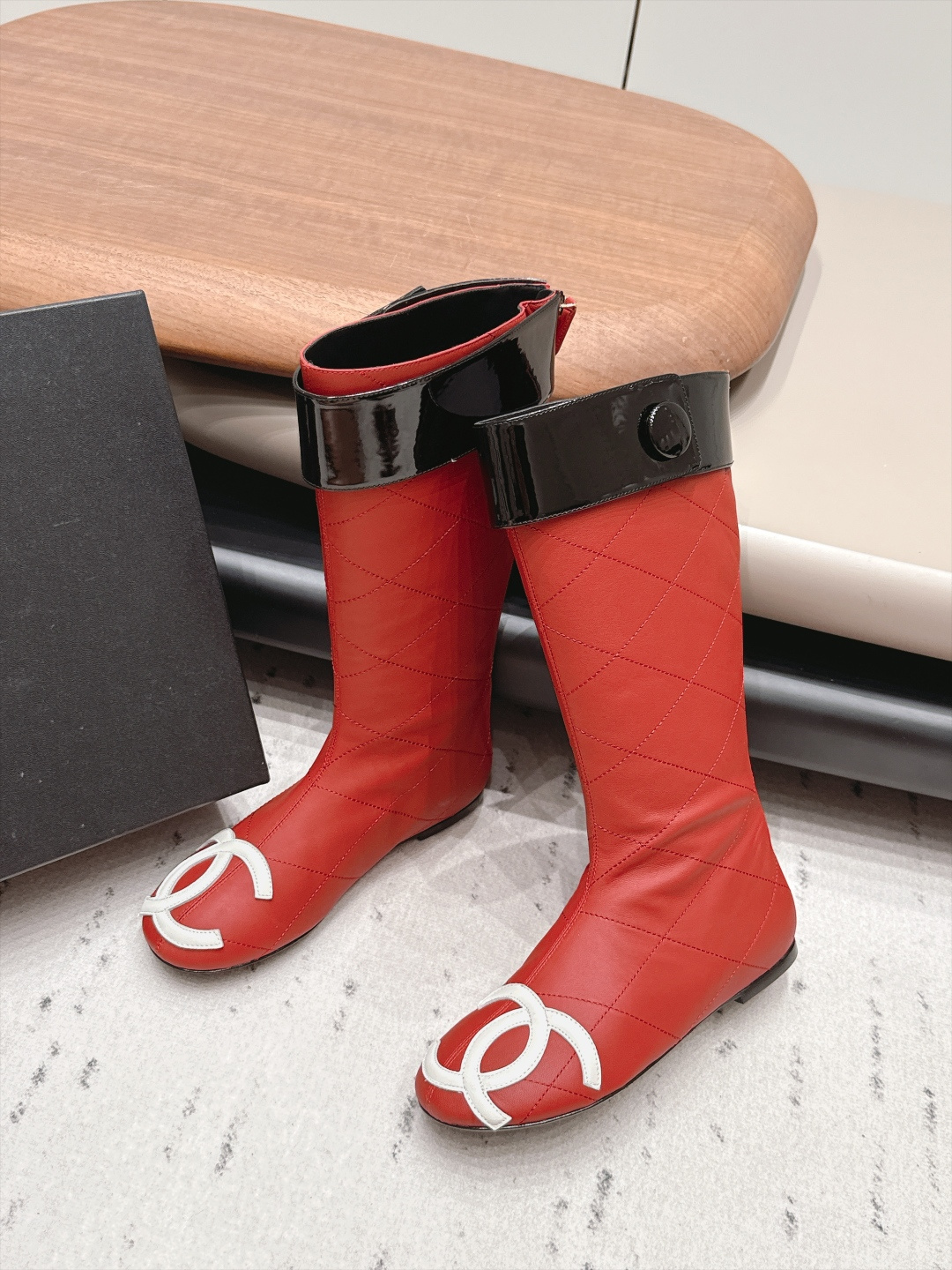 Cheap Chanel Boots For Women in 226627, $130 USD- [IB226627] - Replica Chanel Boots For Women
