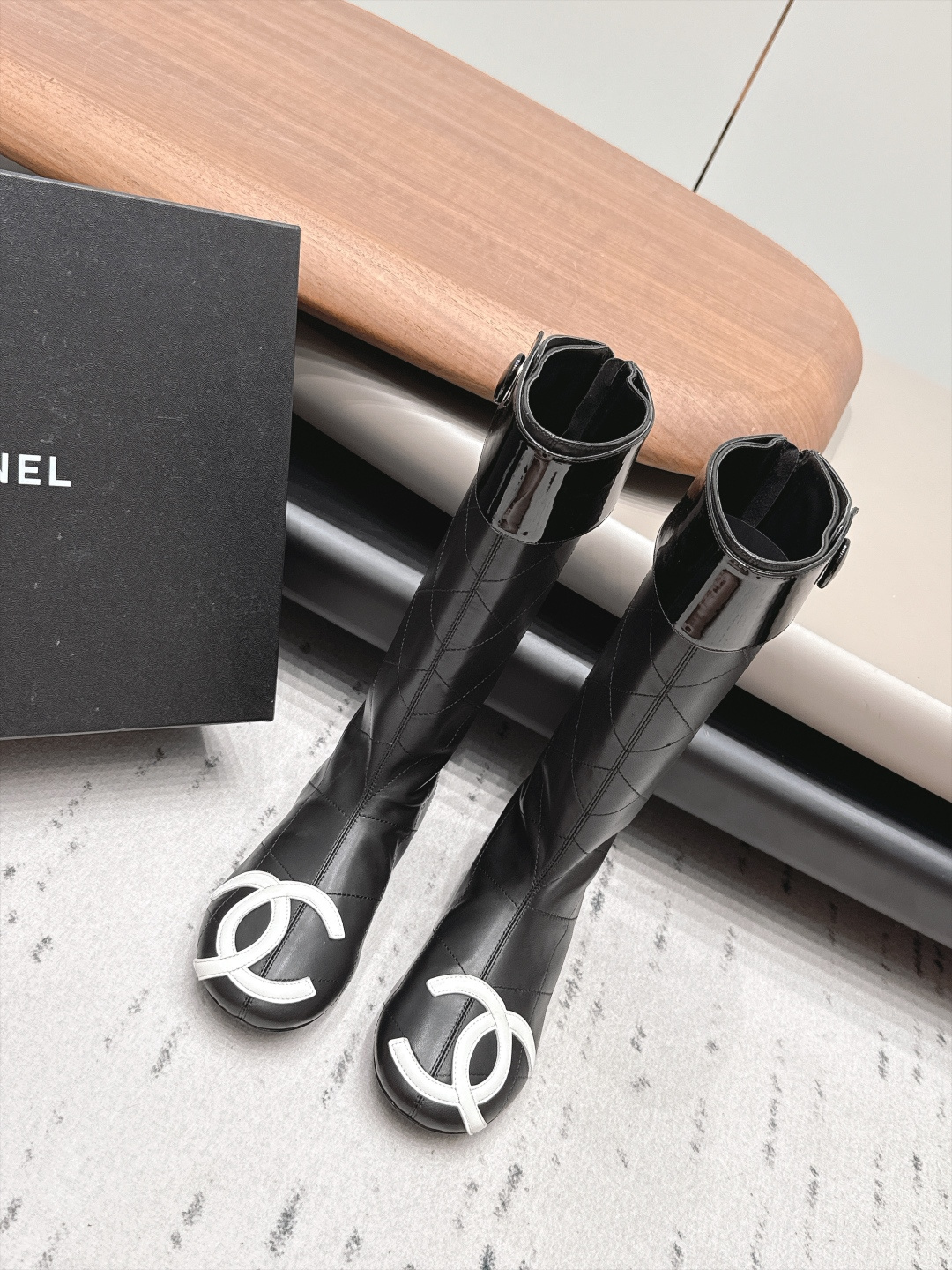 Cheap Chanel Boots For Women in 226628, $130 USD- [IB226628] - Replica Chanel Boots For Women