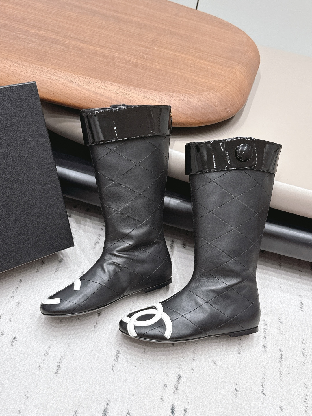 Cheap Chanel Boots For Women in 226628, $130 USD- [IB226628] - Replica Chanel Boots For Women