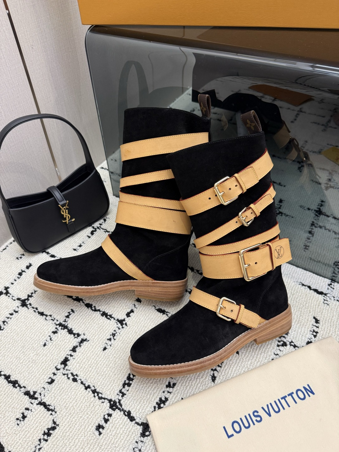 Cheap Louis Vuitton Boots For Women in 226631, $135 USD- [IB226631] - Replica Louis Vuitton Boots For Women