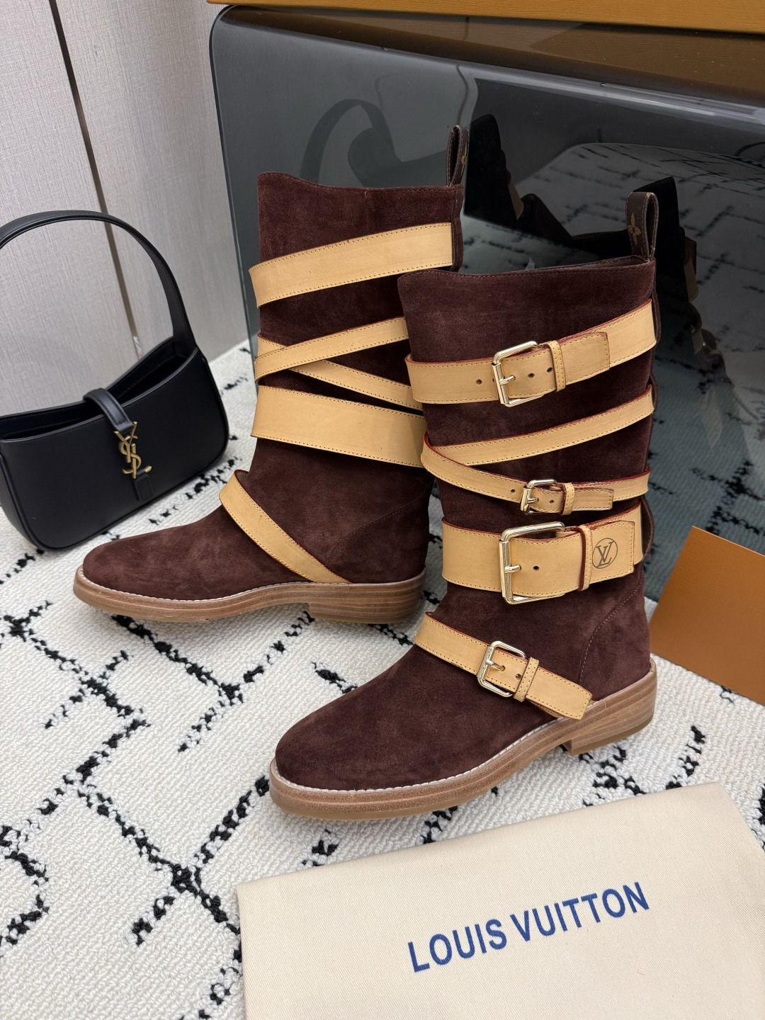 Cheap Louis Vuitton Boots For Women in 226632, $135 USD- [IB226632] - Replica Louis Vuitton Boots For Women