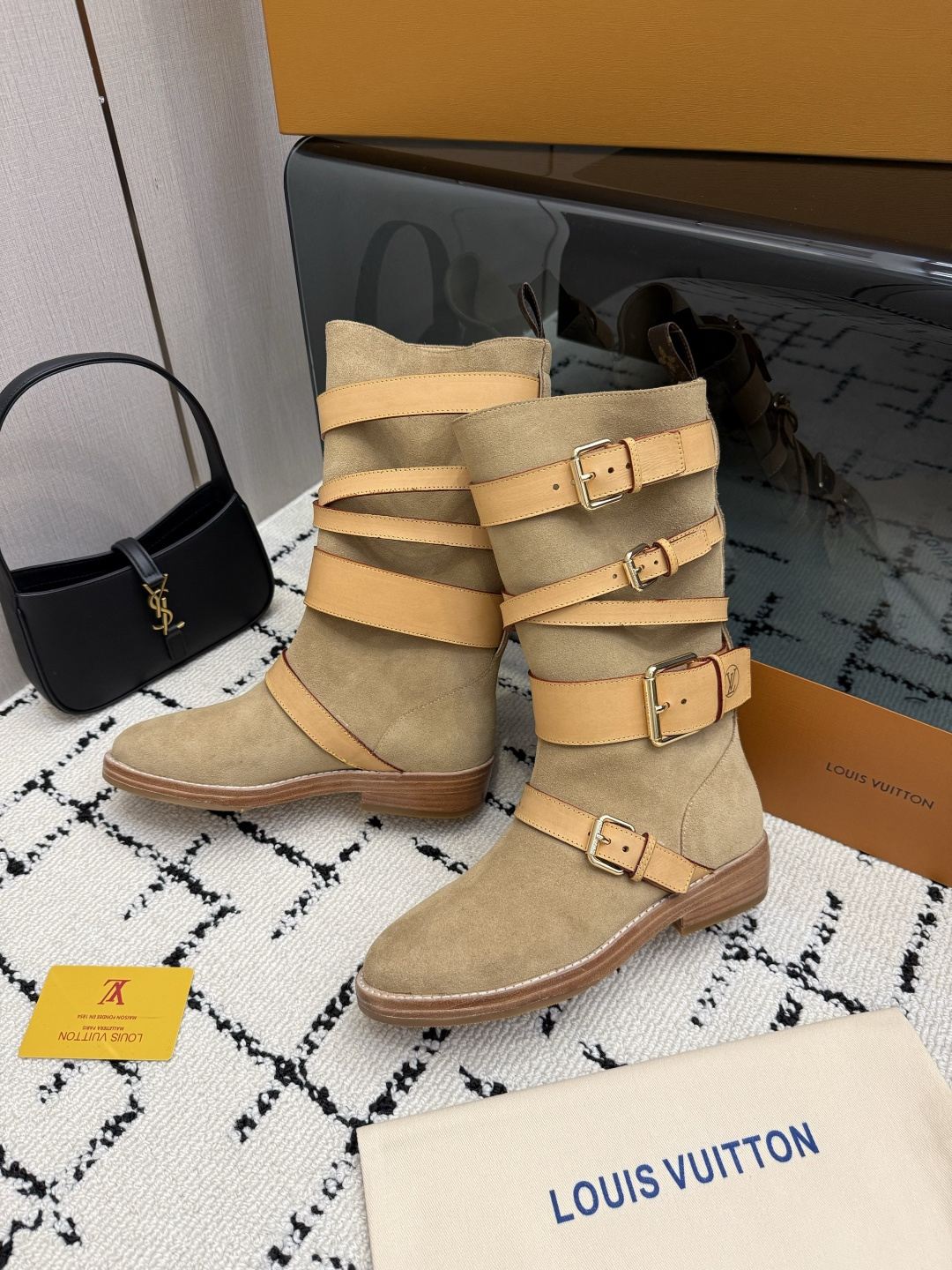 Cheap Louis Vuitton Boots For Women in 226633, $135 USD- [IB226633] - Replica Louis Vuitton Boots For Women